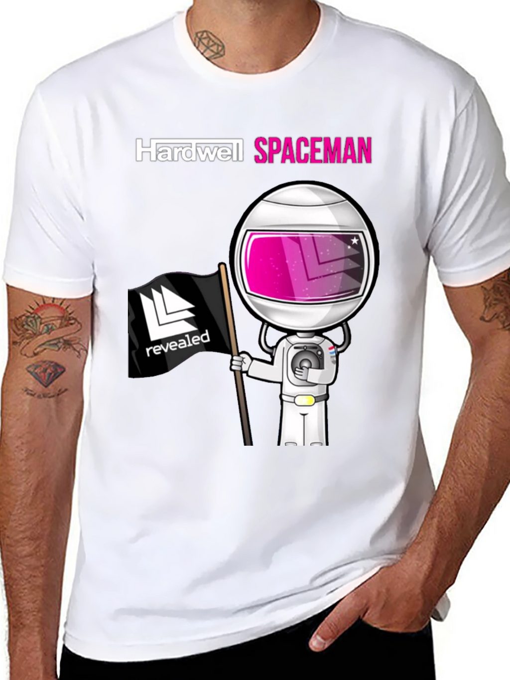 Hardwell Spaceman Black T-Shirt