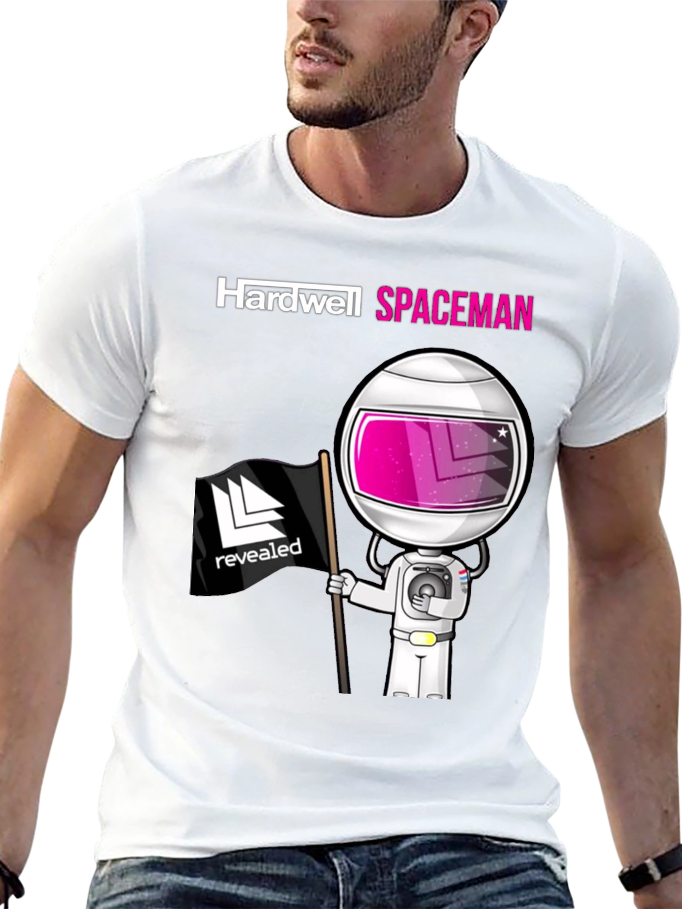 Hardwell Spaceman Black T-Shirt