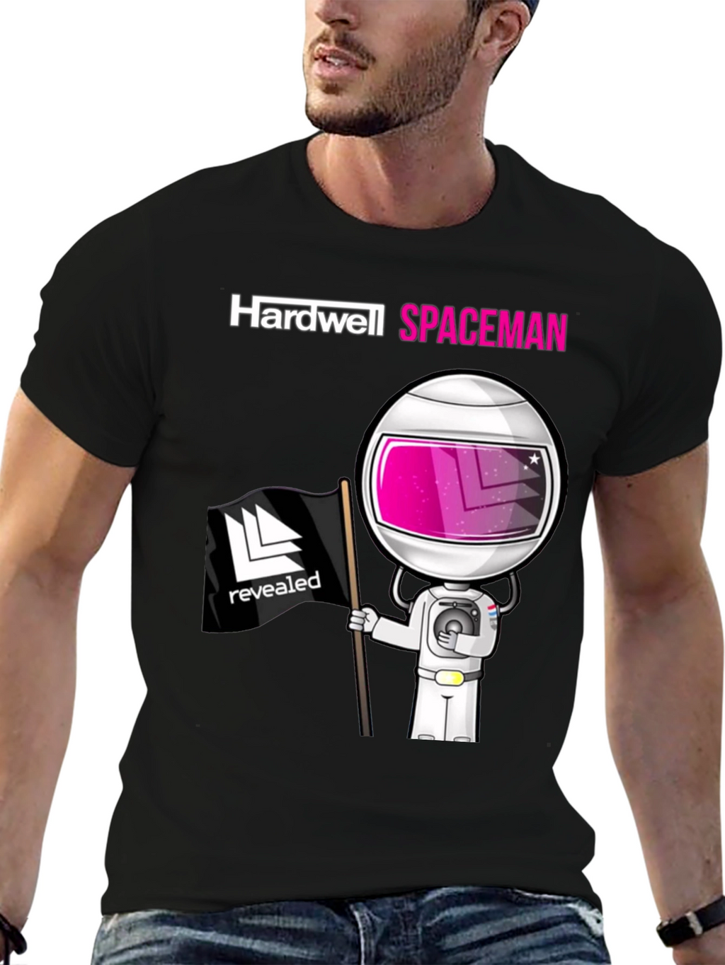 Hardwell Spaceman Black T-Shirt