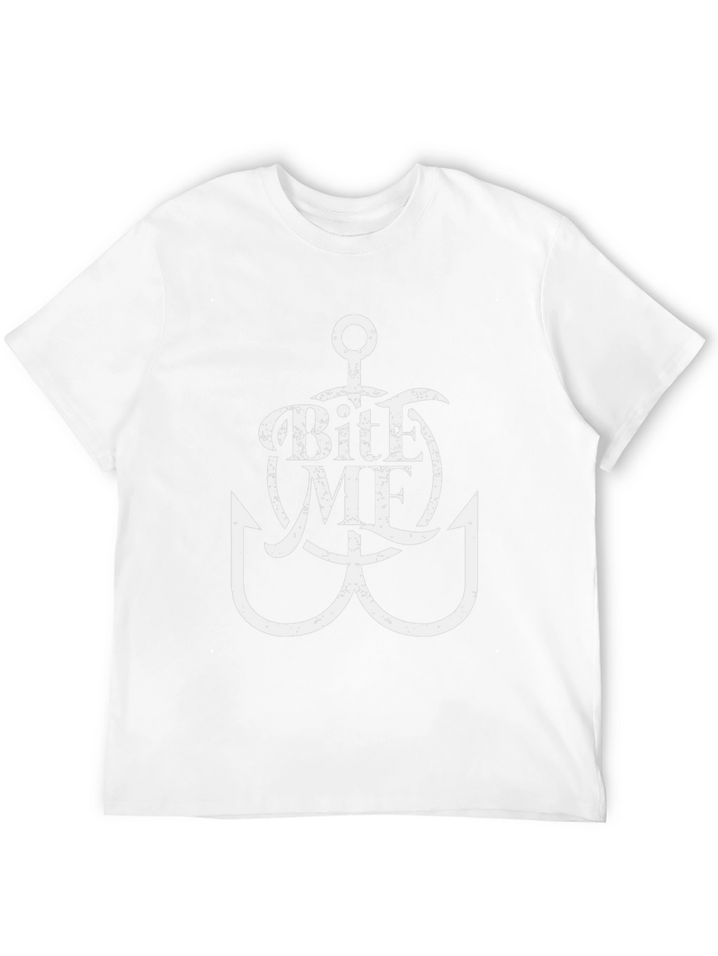 Bite Me Anchor Graphic Tee - Black