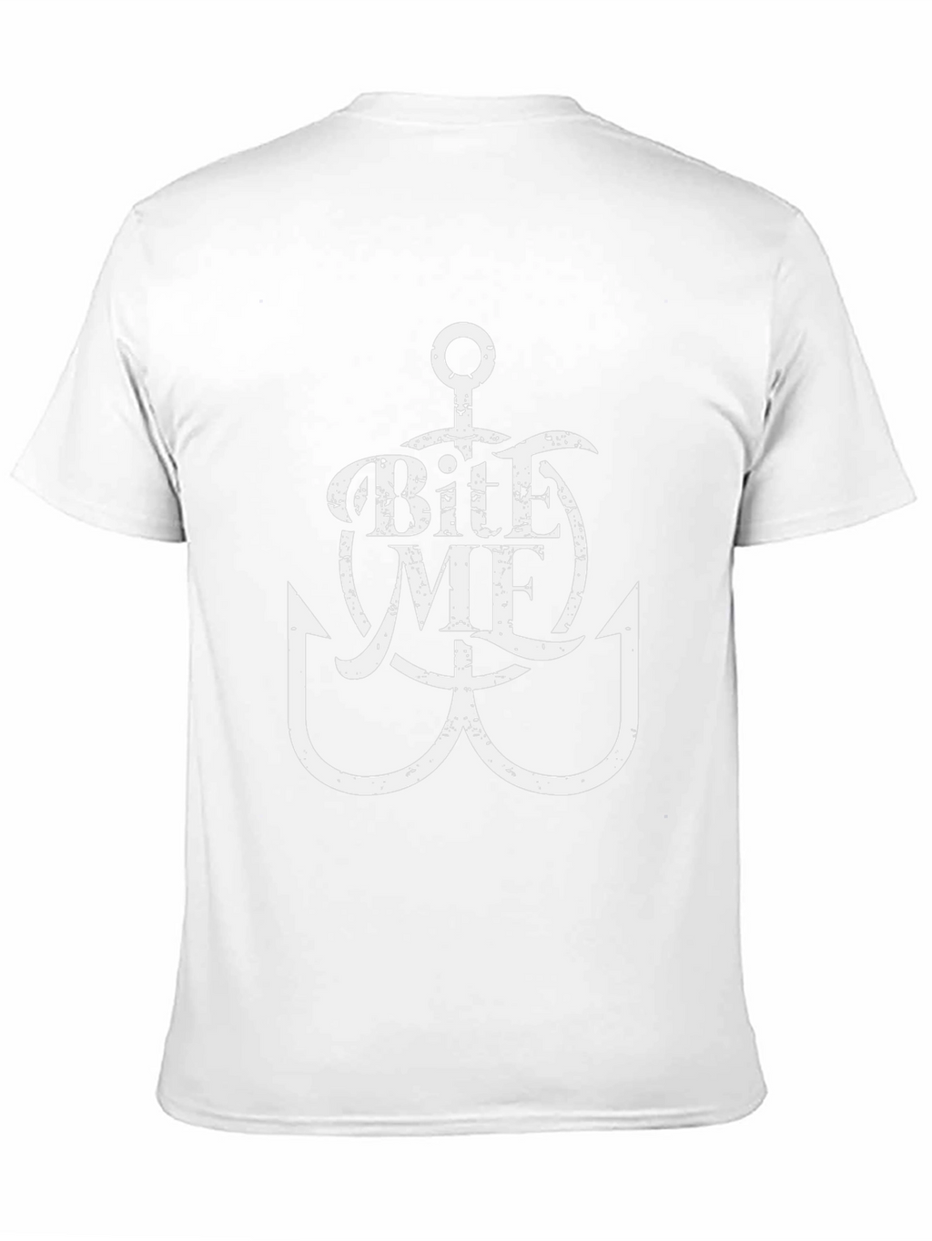 Bite Me Anchor Graphic Tee - Black