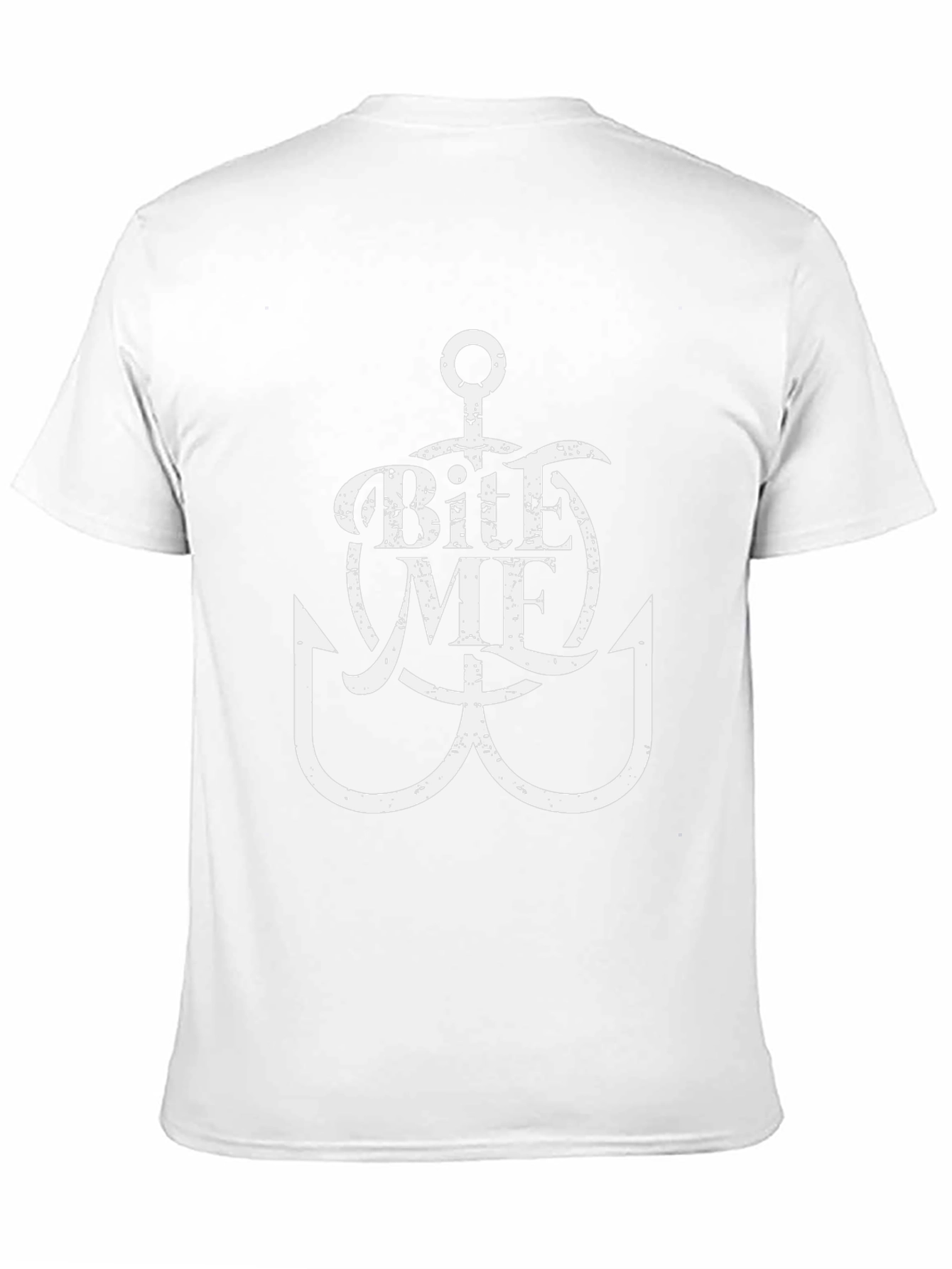Bite Me Anchor Graphic Tee - Black
