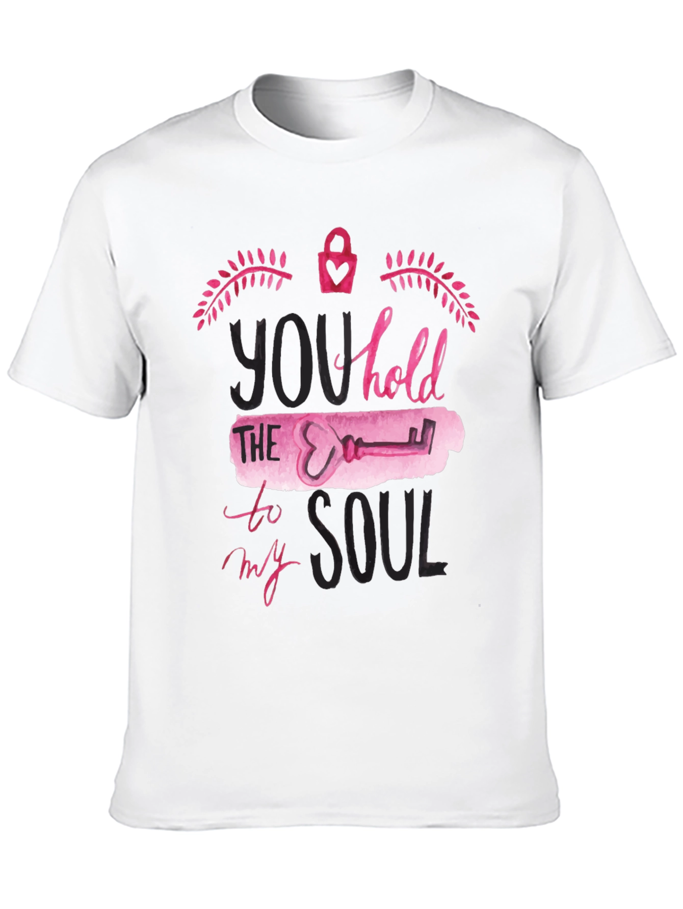 You Hold the Key T-Shirt - Romantic Graphic Tee