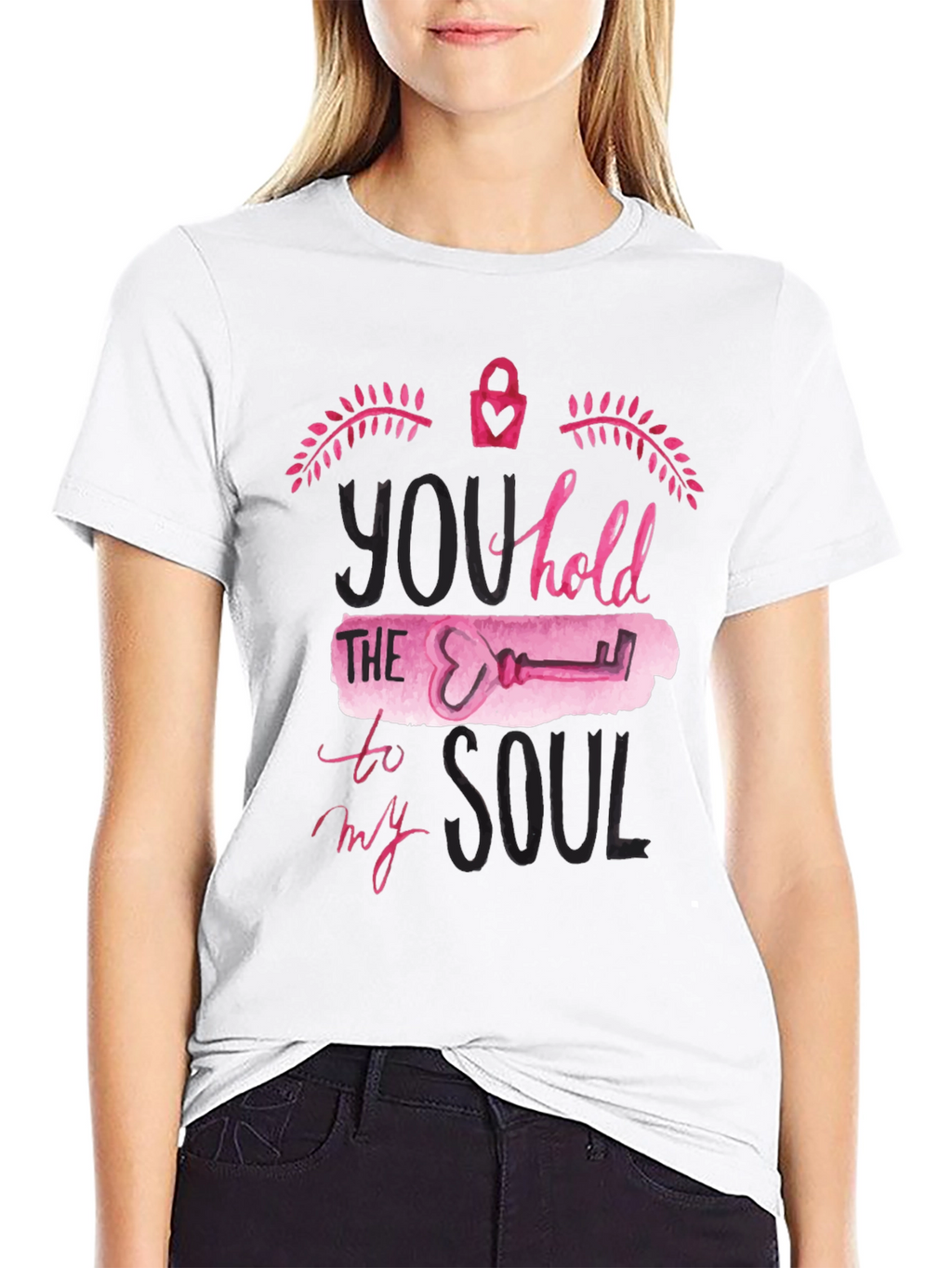 You Hold the Key T-Shirt - Romantic Graphic Tee