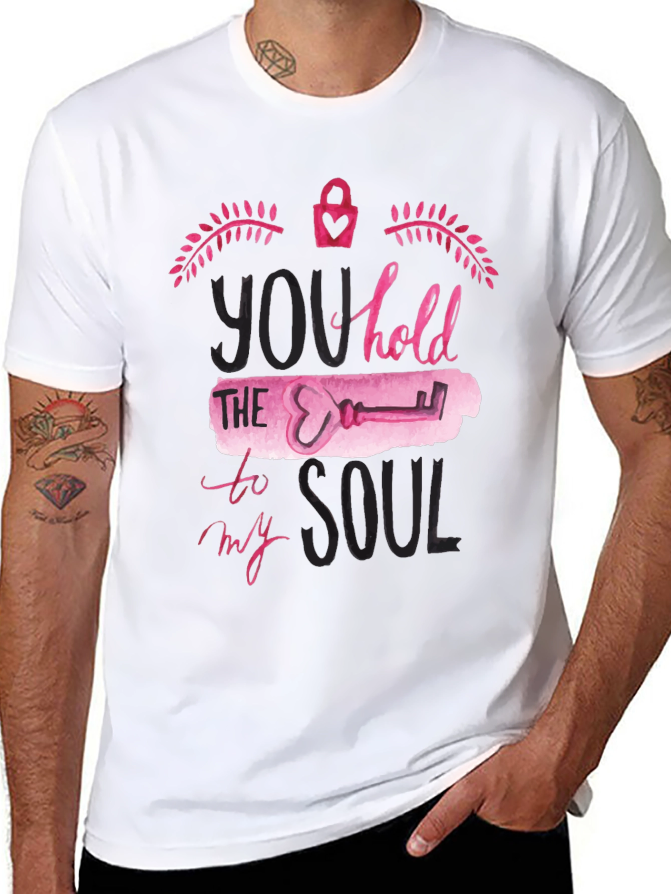 You Hold the Key T-Shirt - Romantic Graphic Tee