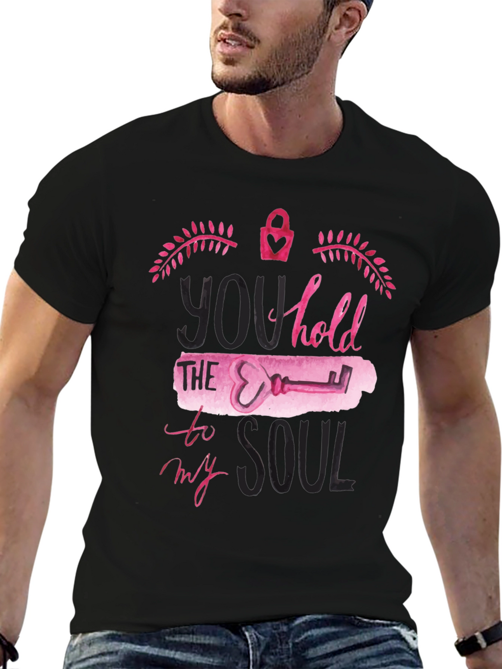 You Hold the Key T-Shirt - Romantic Graphic Tee