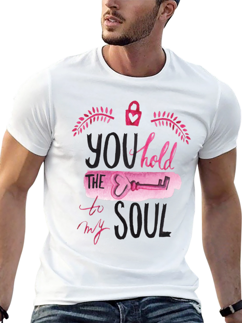 You Hold the Key T-Shirt - Romantic Graphic Tee