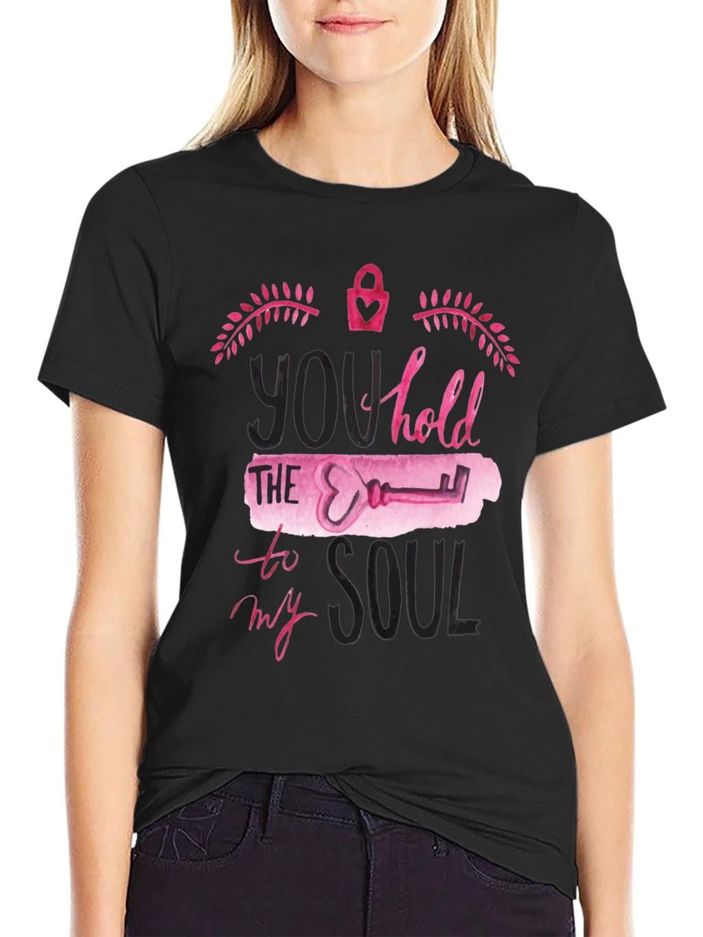 You Hold the Key T-Shirt - Romantic Graphic Tee