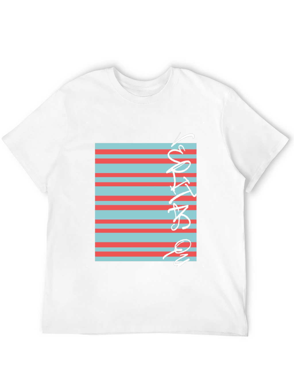 Striped Graphic Tee - Cool Casual Style