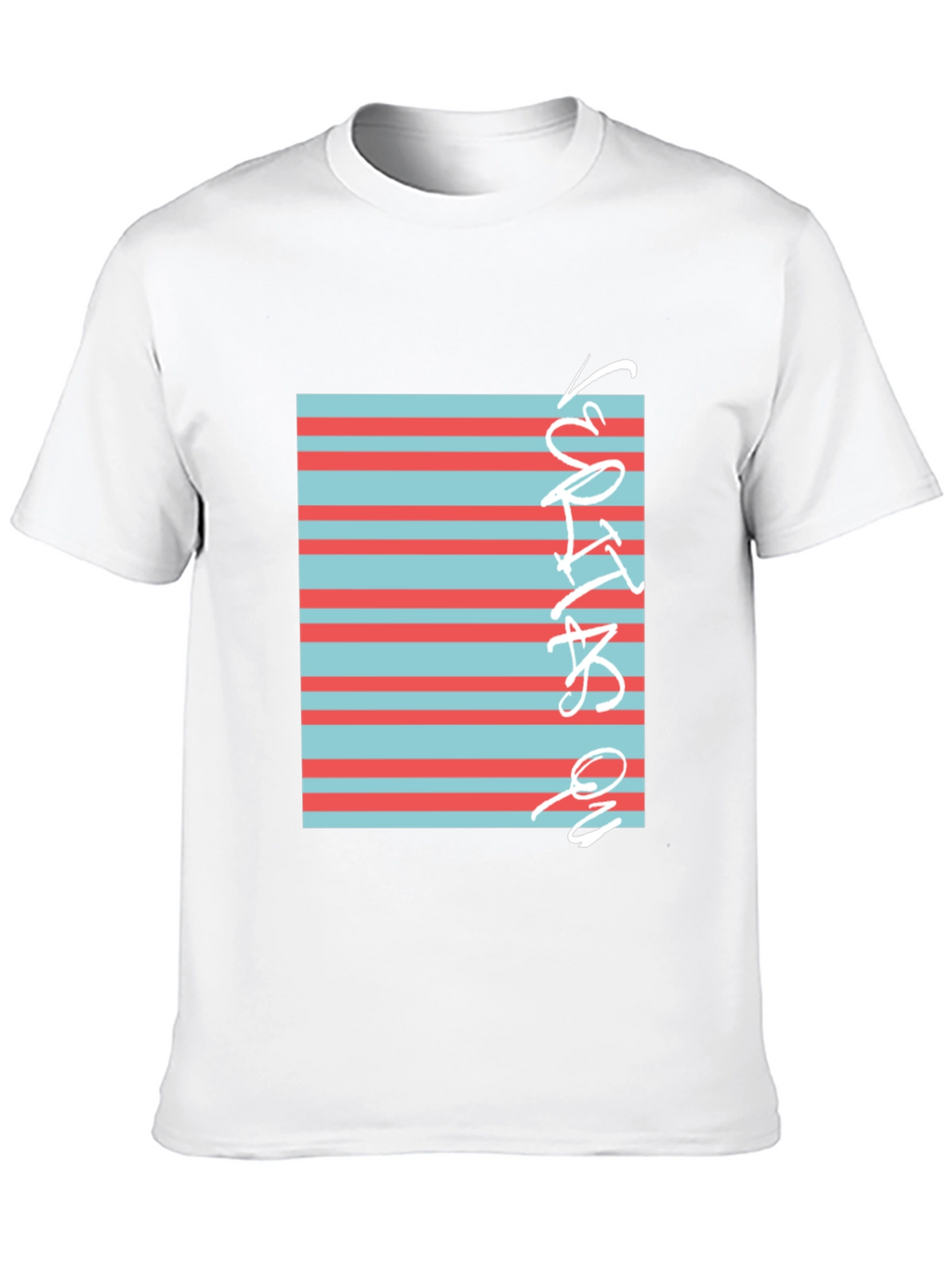 Striped Graphic Tee - Cool Casual Style
