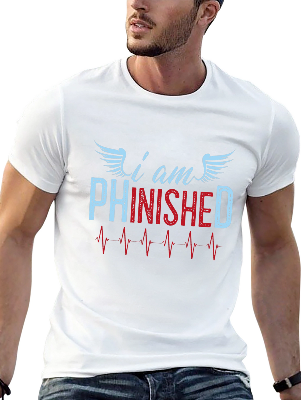 I am Phinished T-Shirt - Funny Sarcastic Tee