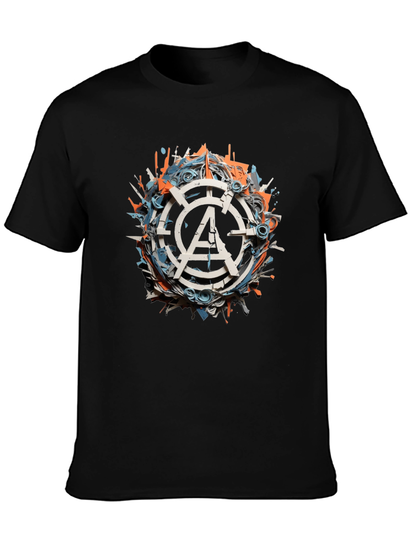 Abstract Graphic Tee - Modern Art Design