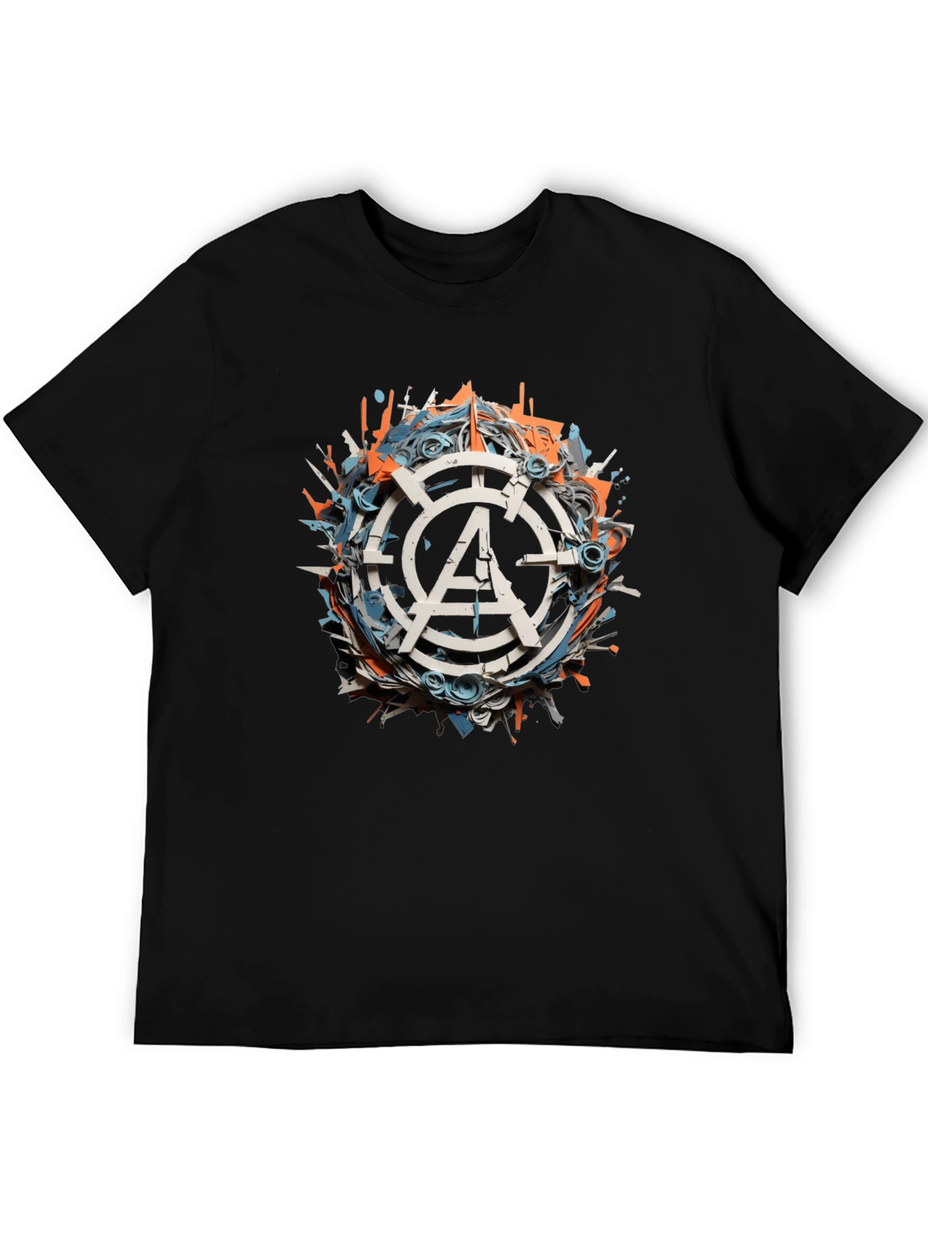Abstract Graphic Tee - Modern Art Design
