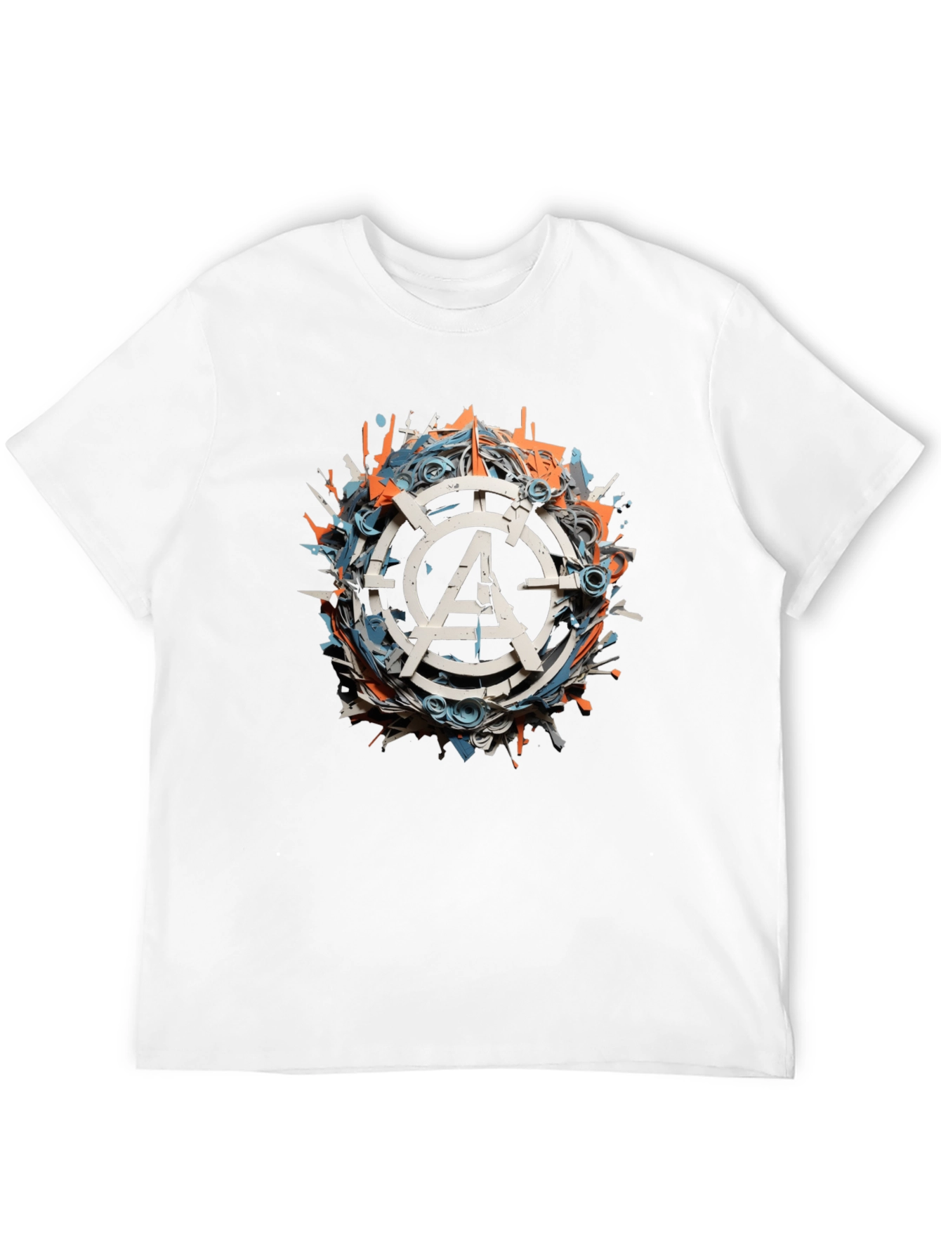 Abstract Graphic Tee - Modern Art Design