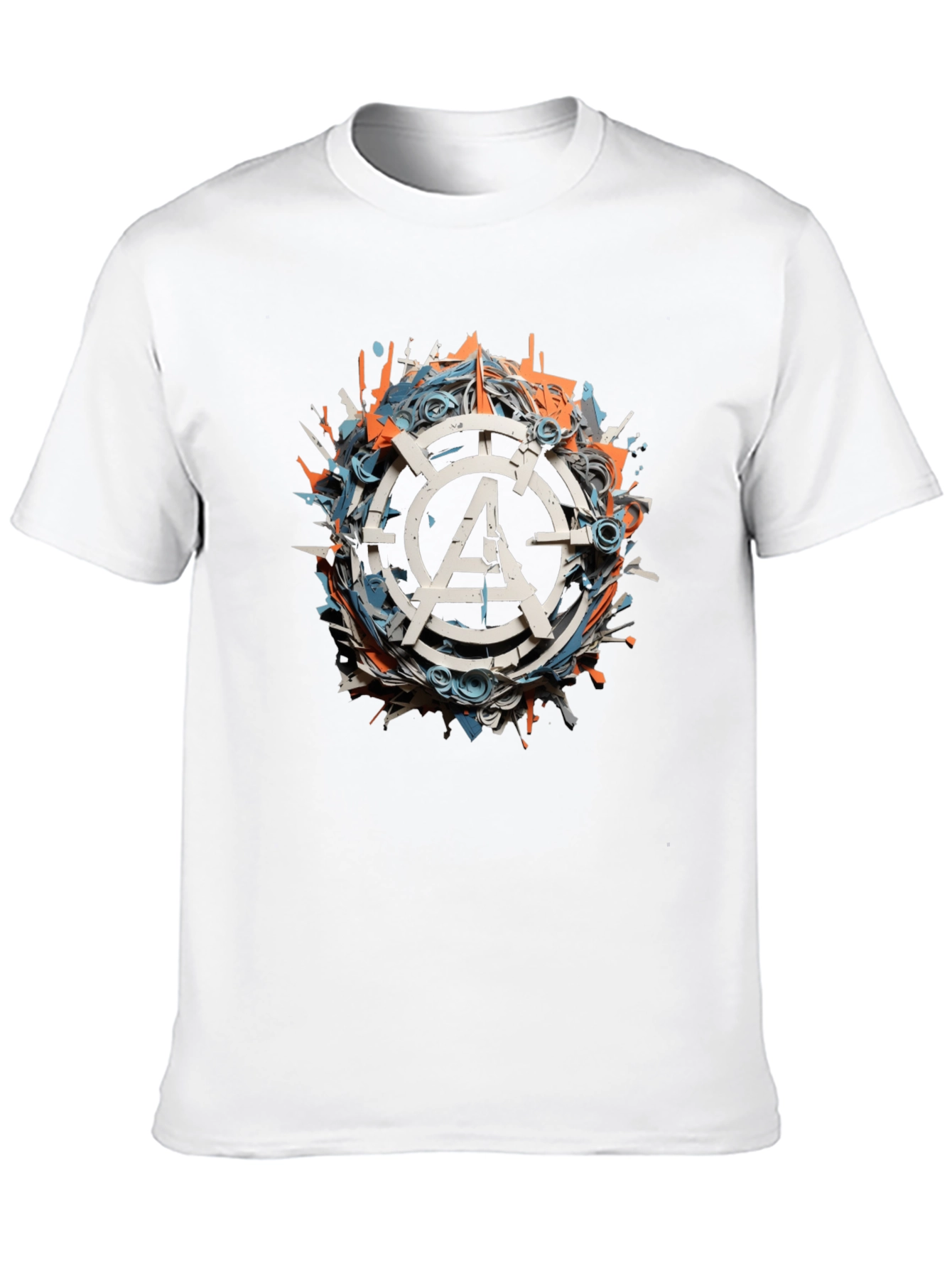 Abstract Graphic Tee - Modern Art Design