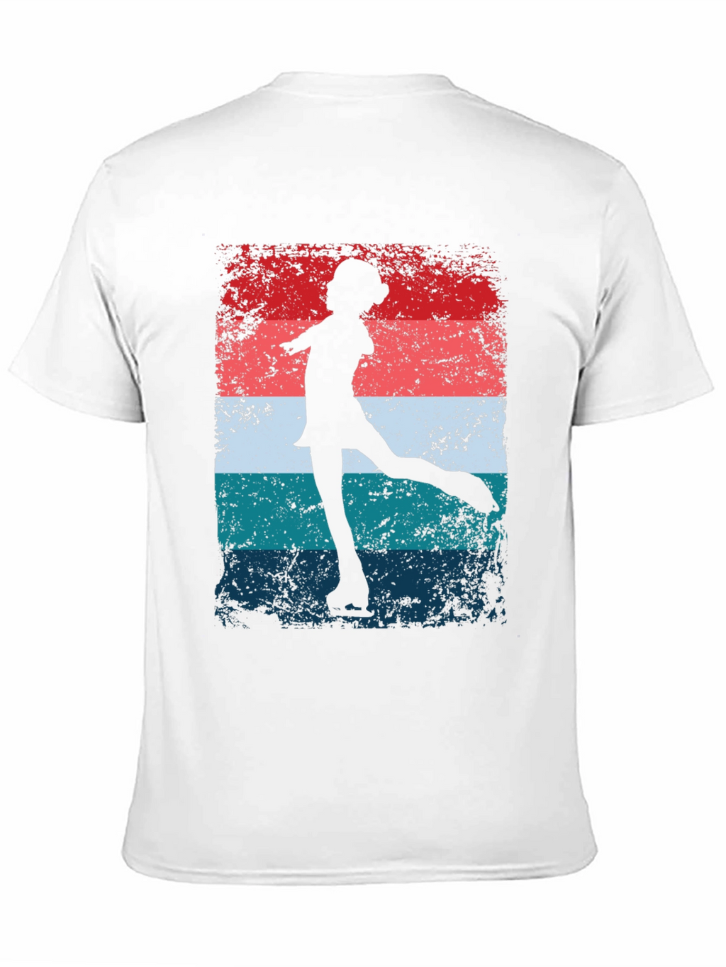 Figure Skater Graphic Tee - Retro Style