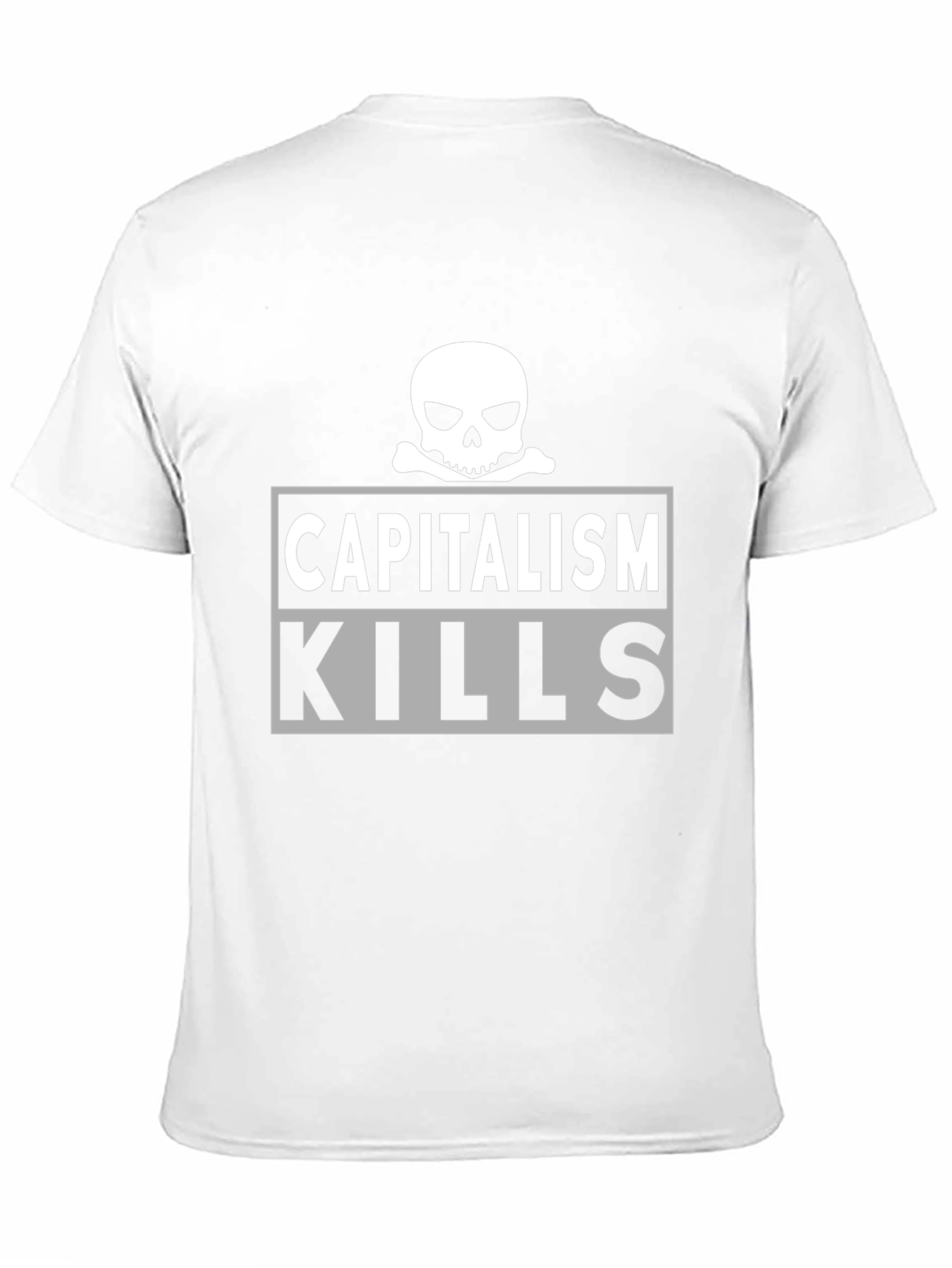 Capitalism Kills T-Shirt - Skull Graphic Tee