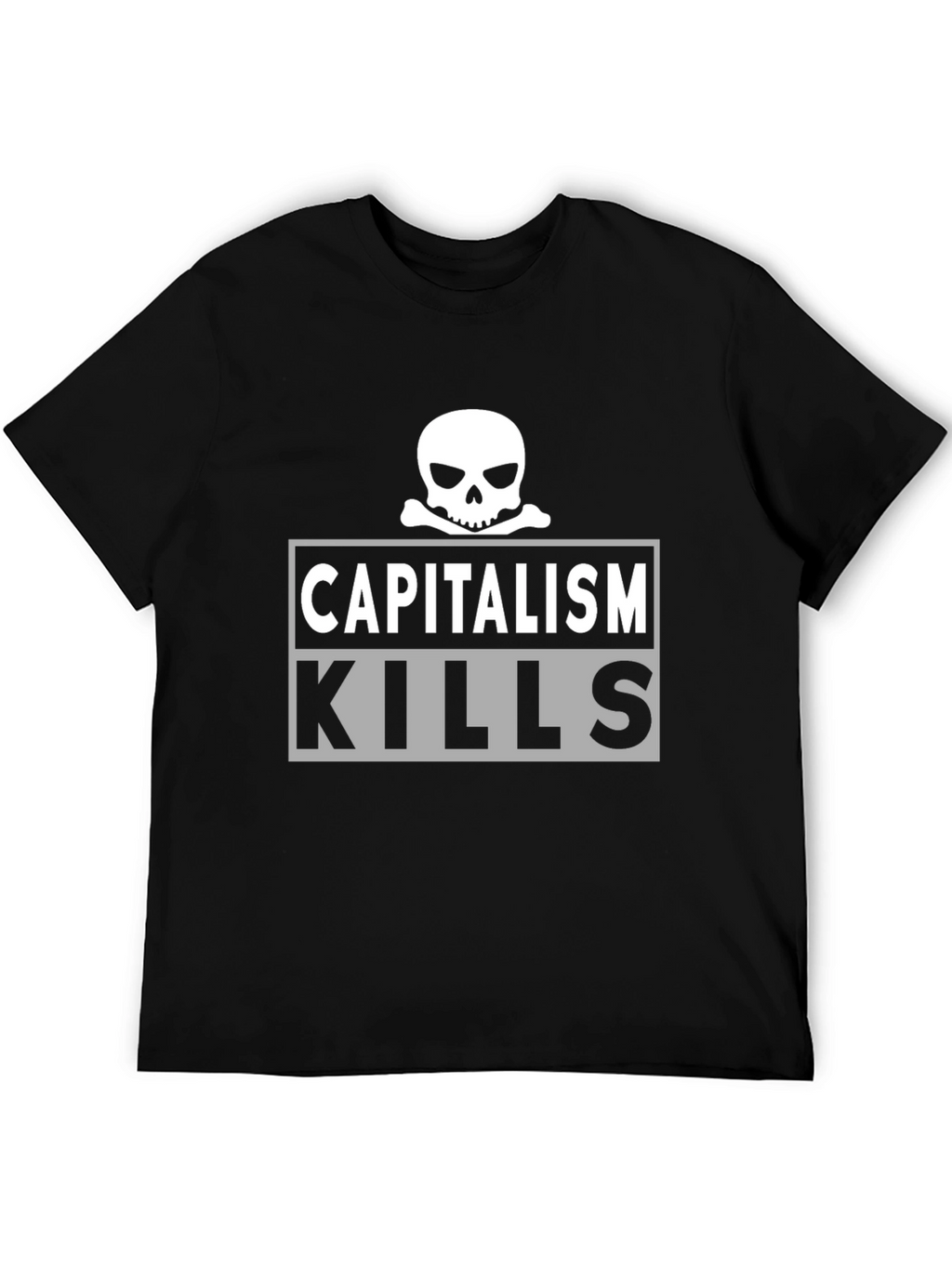 Capitalism Kills T-Shirt - Skull Graphic Tee