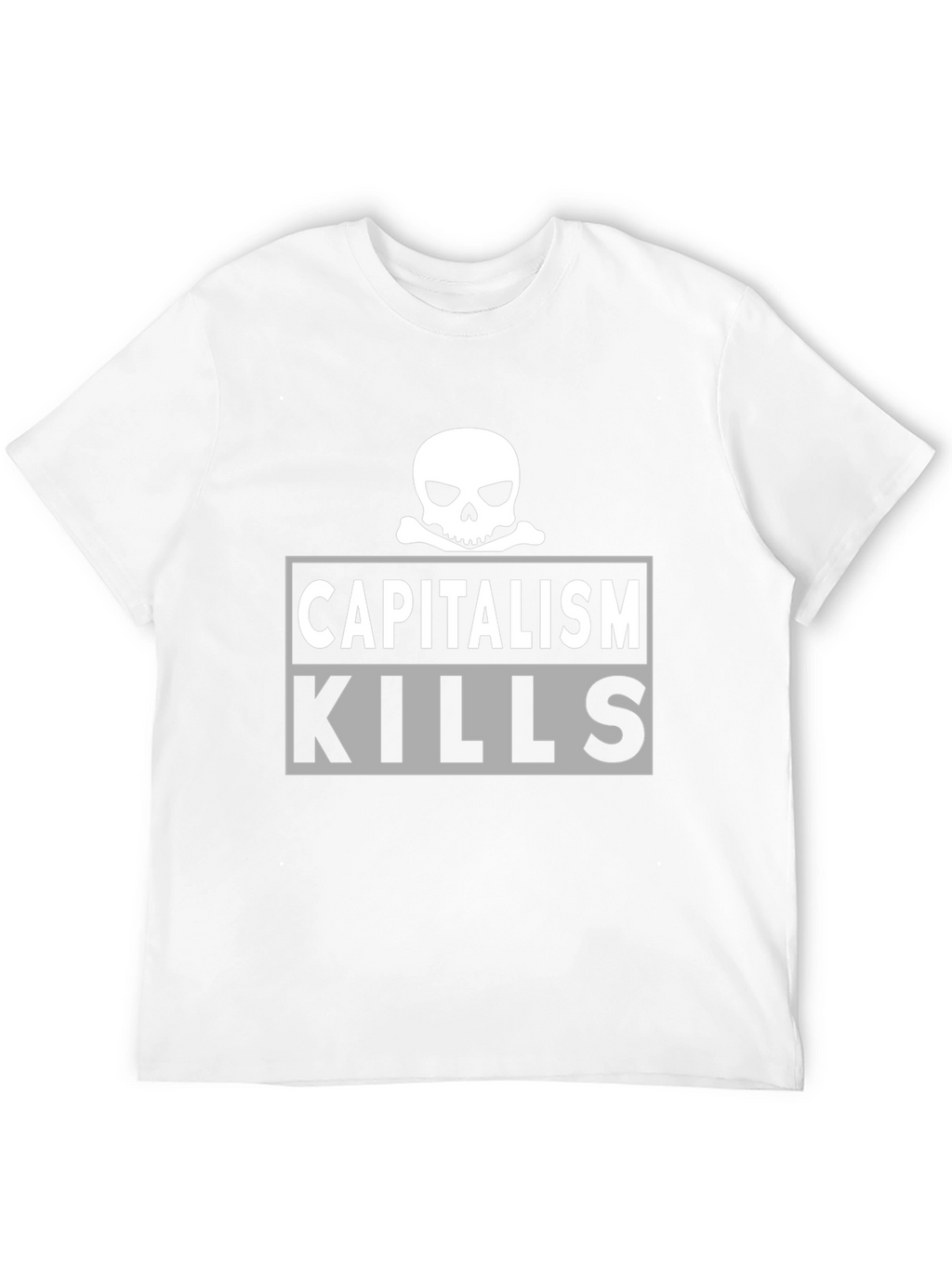 Capitalism Kills T-Shirt - Skull Graphic Tee