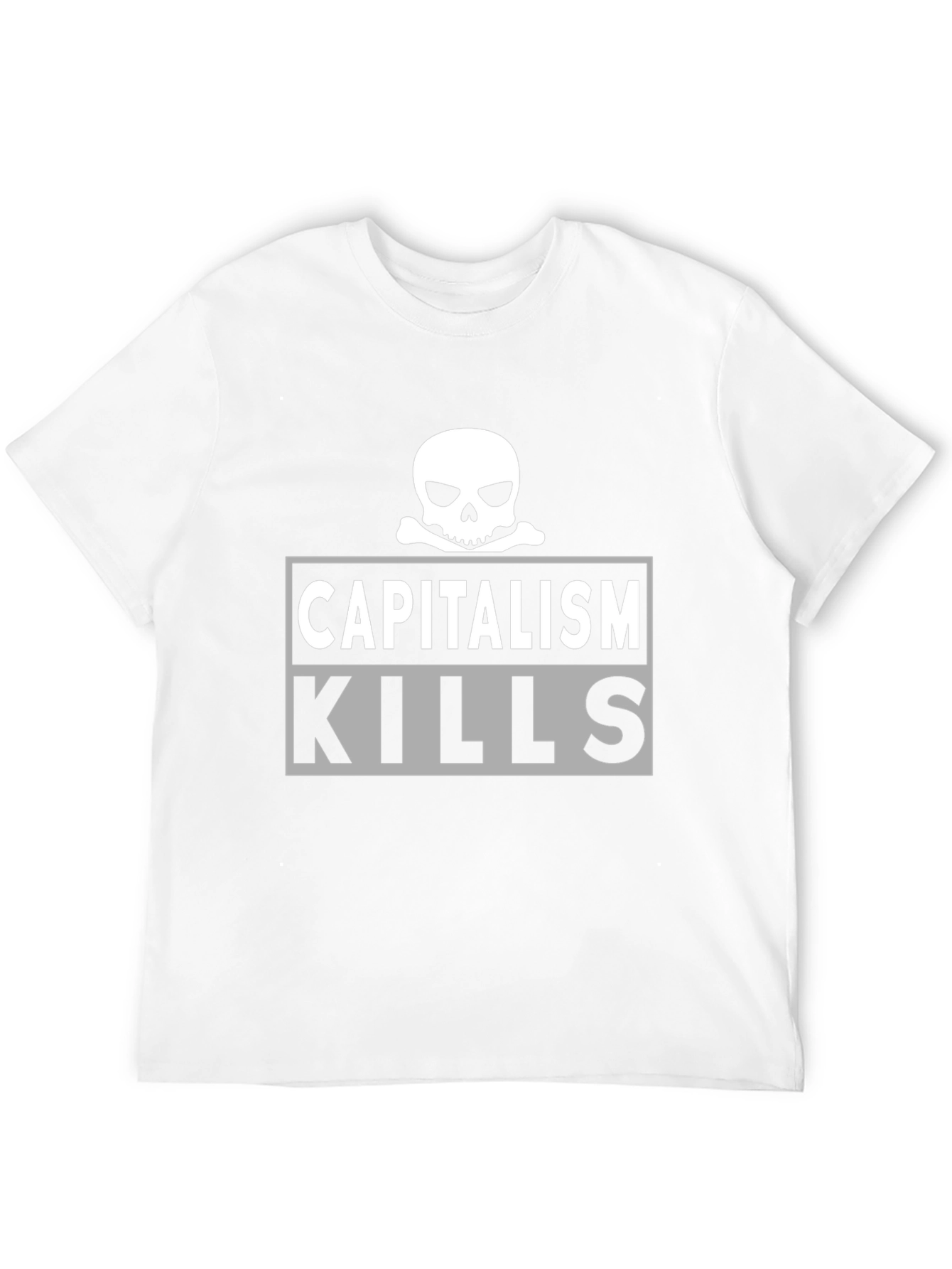Capitalism Kills T-Shirt - Skull Graphic Tee