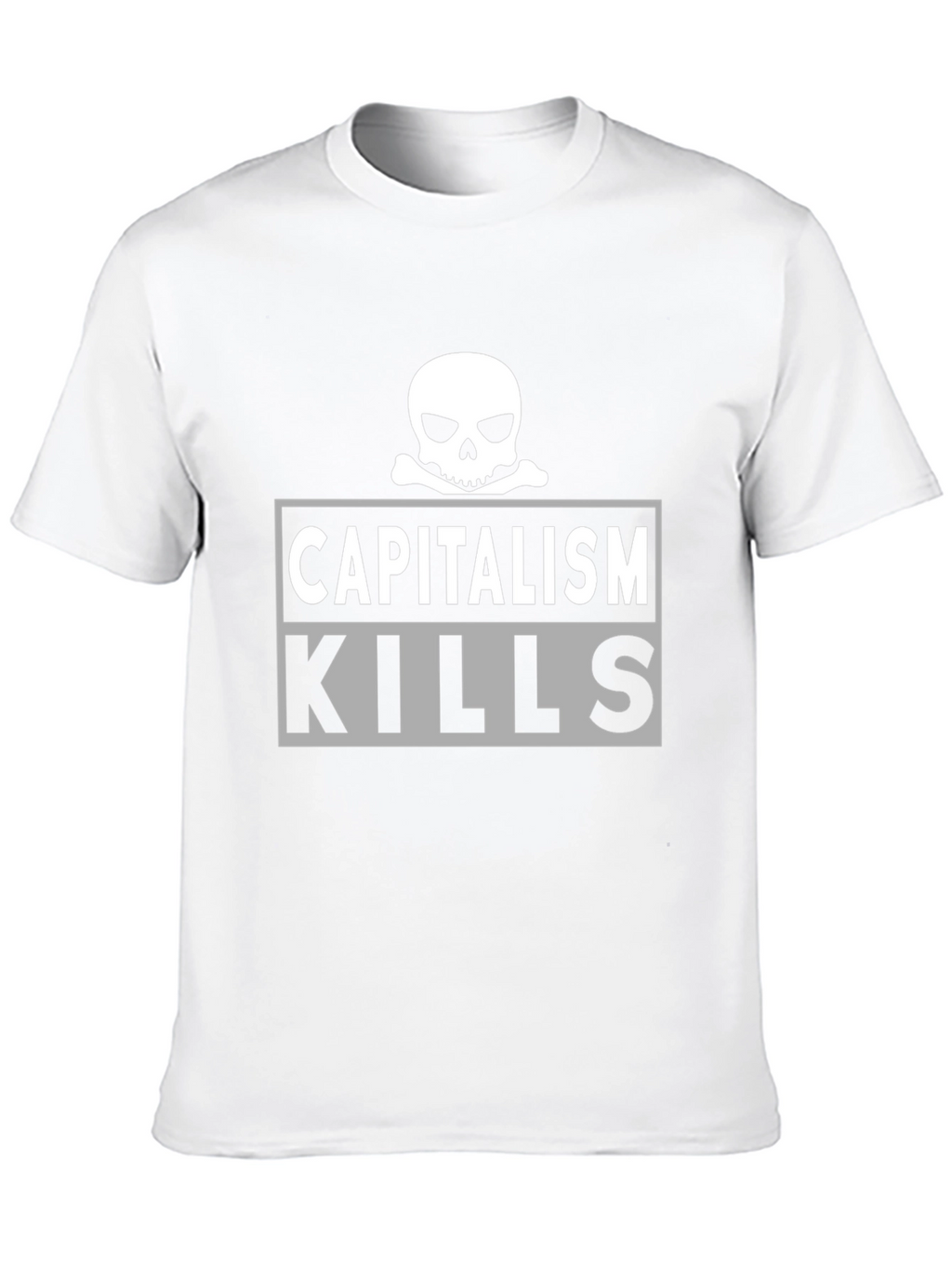 Capitalism Kills T-Shirt - Skull Graphic Tee