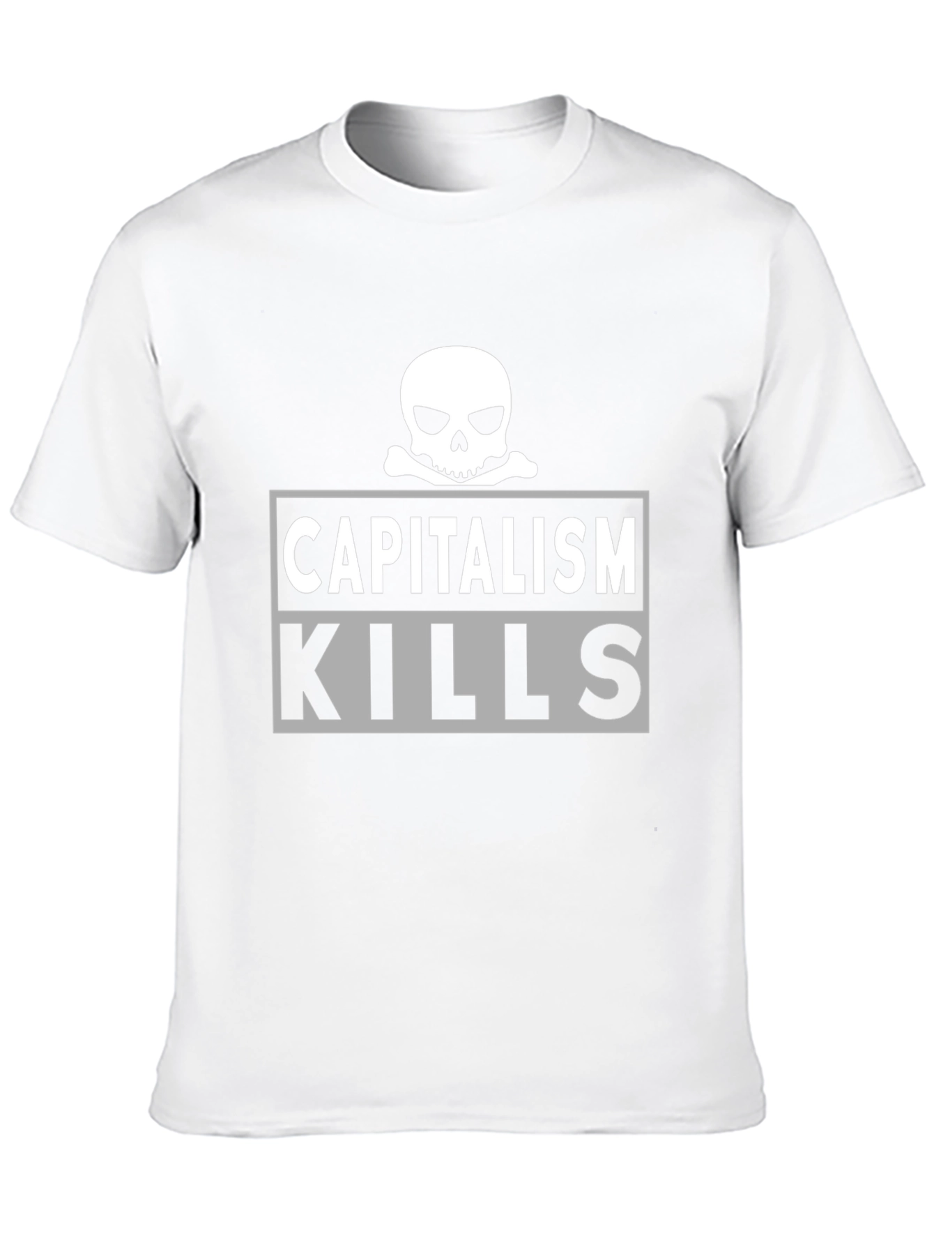 Capitalism Kills T-Shirt - Skull Graphic Tee