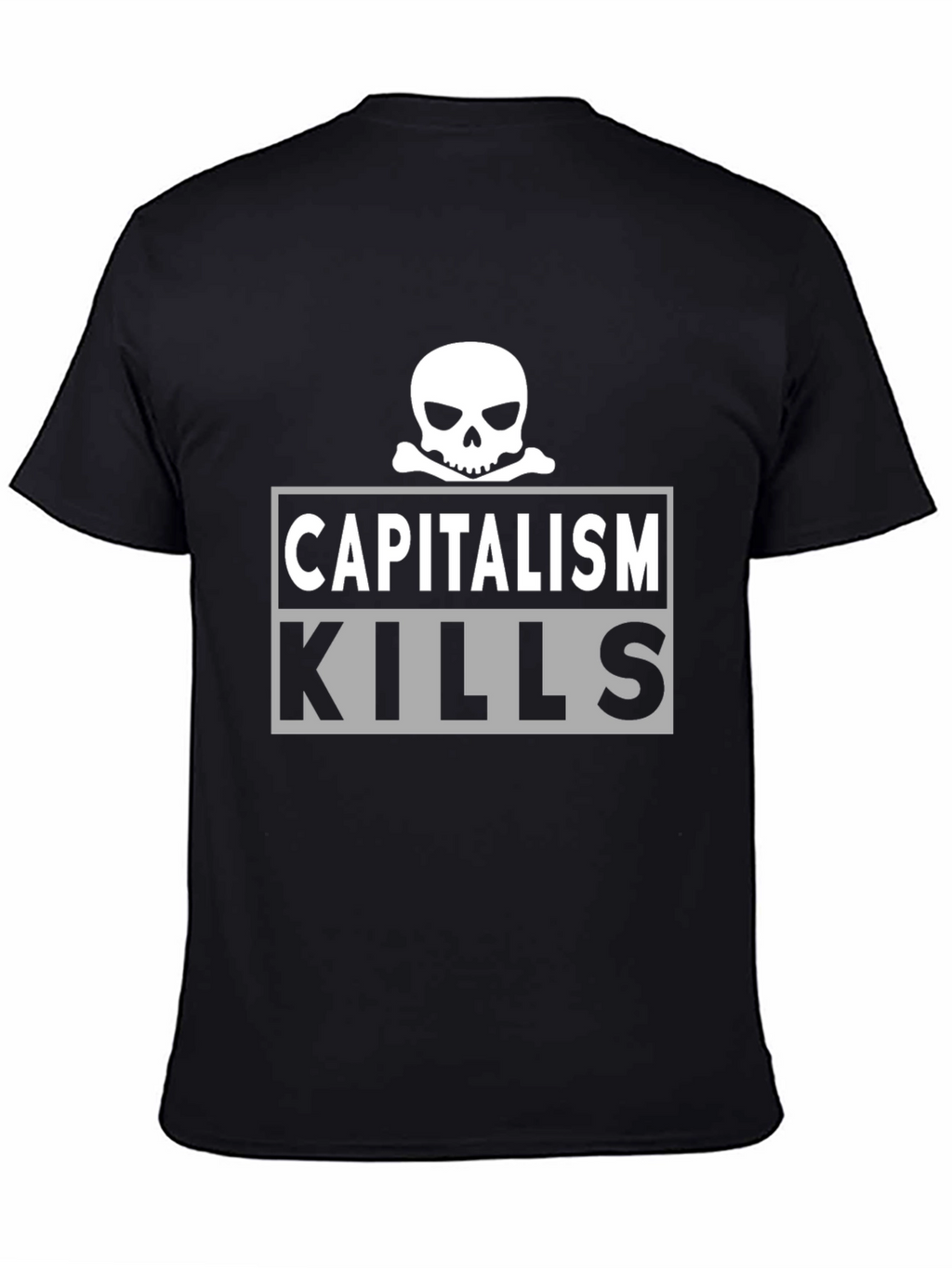 Capitalism Kills T-Shirt - Skull Graphic Tee