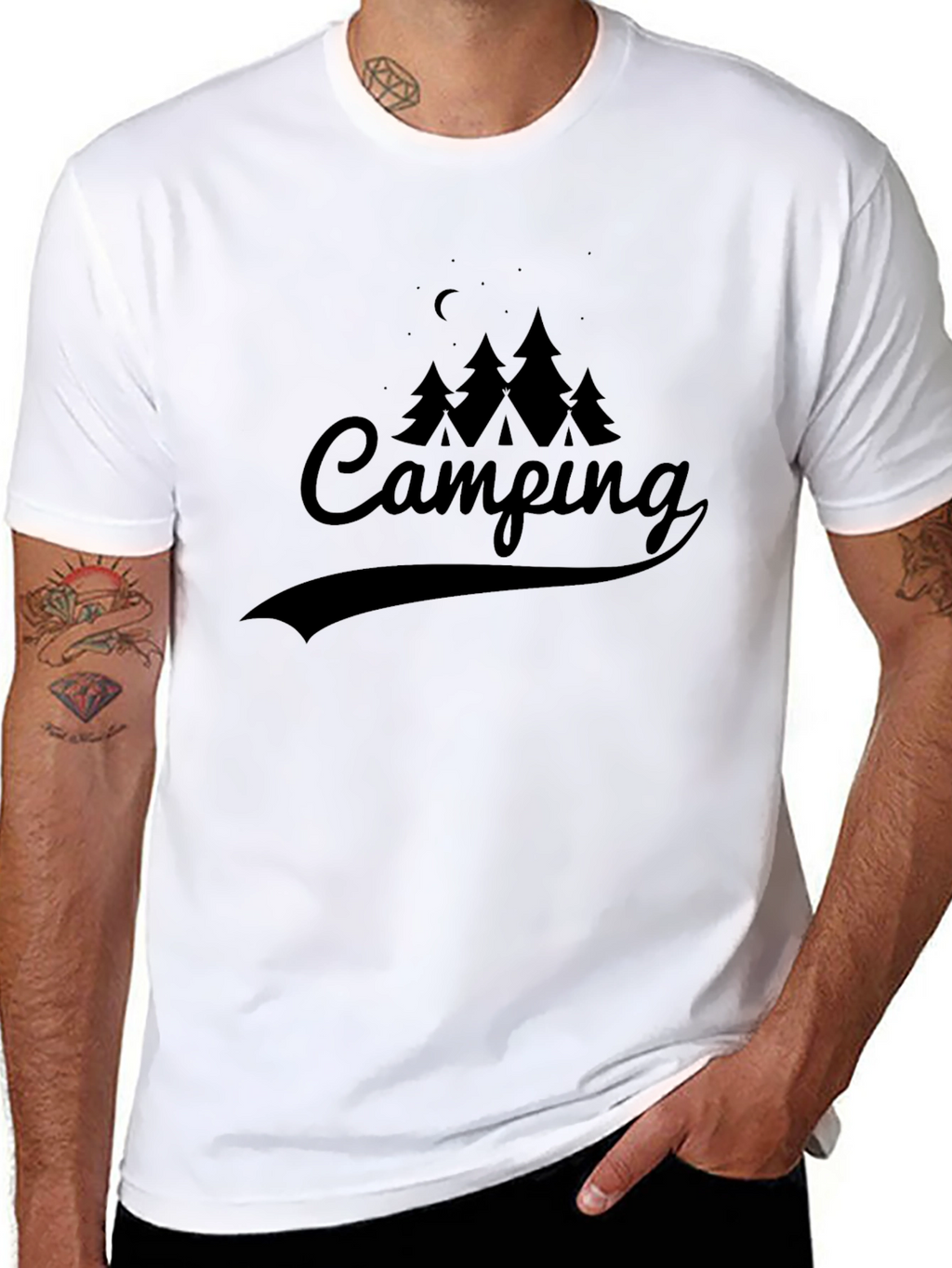 Camping Graphic Tee - Adventure Awaits!