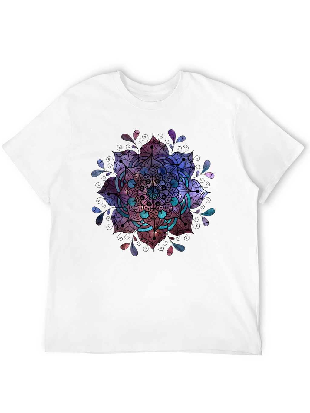Mandala Graphic Black T-Shirt