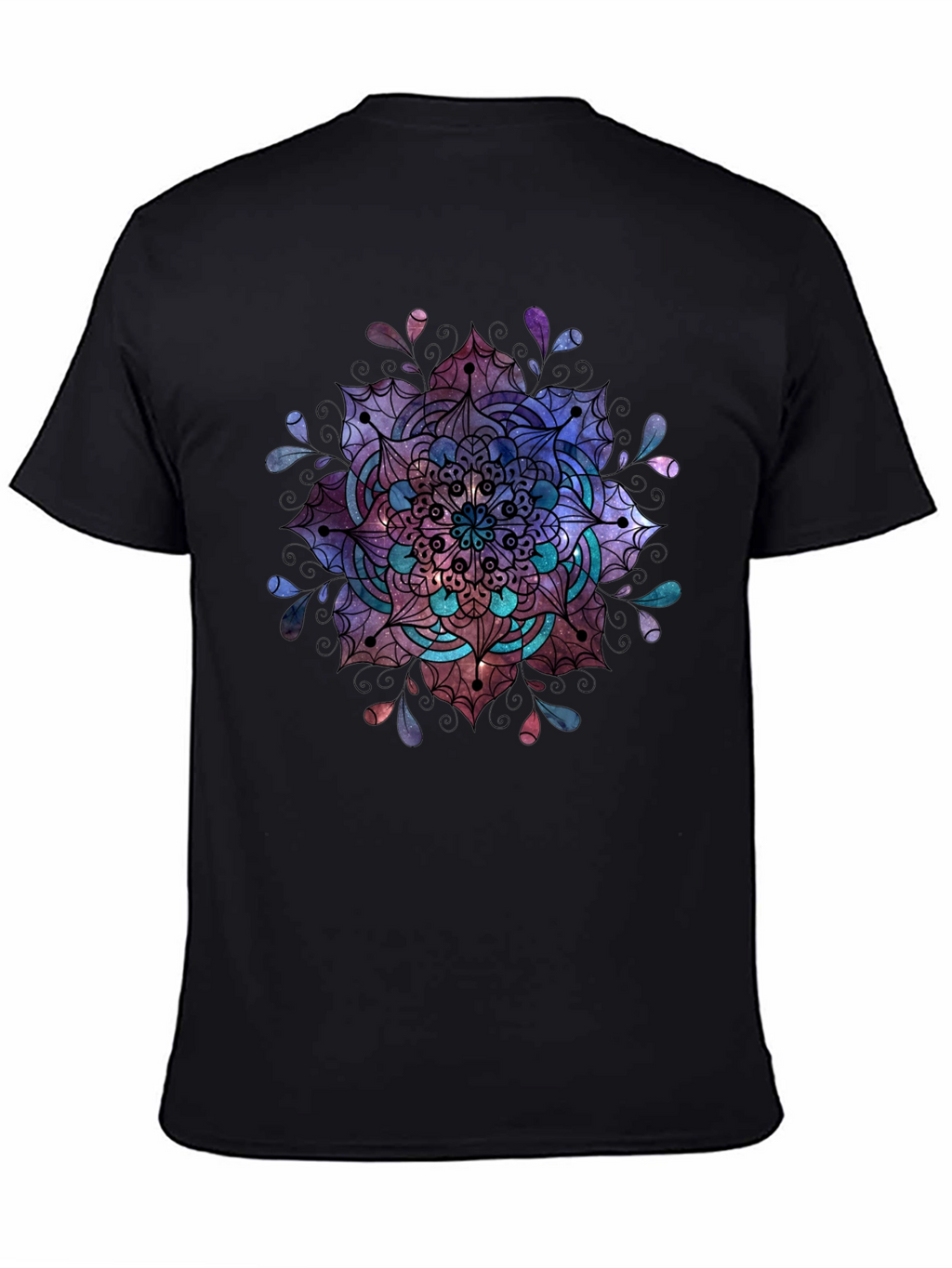 Mandala Graphic Black T-Shirt