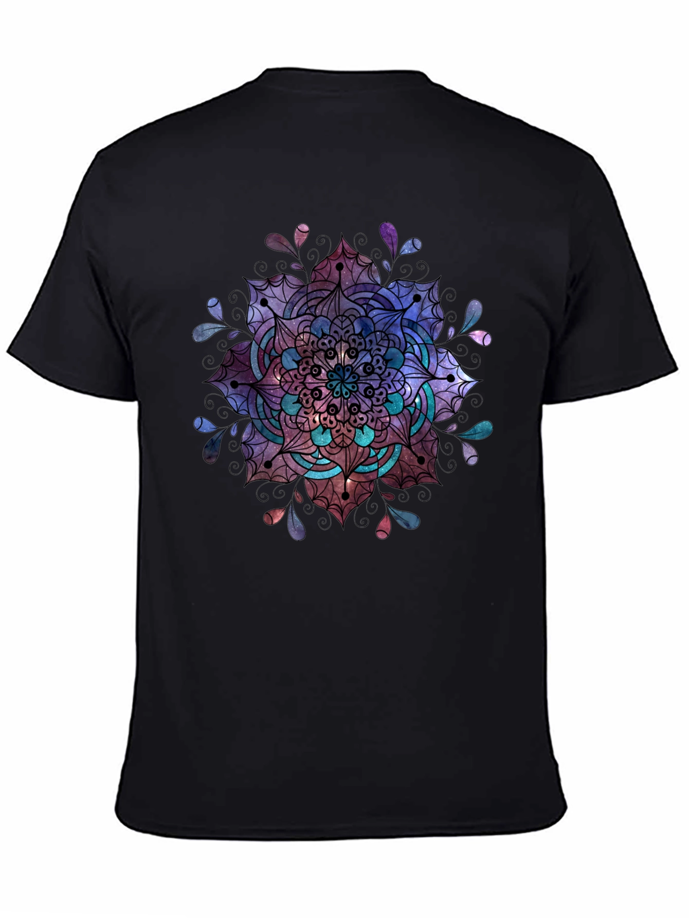 Mandala Graphic Black T-Shirt