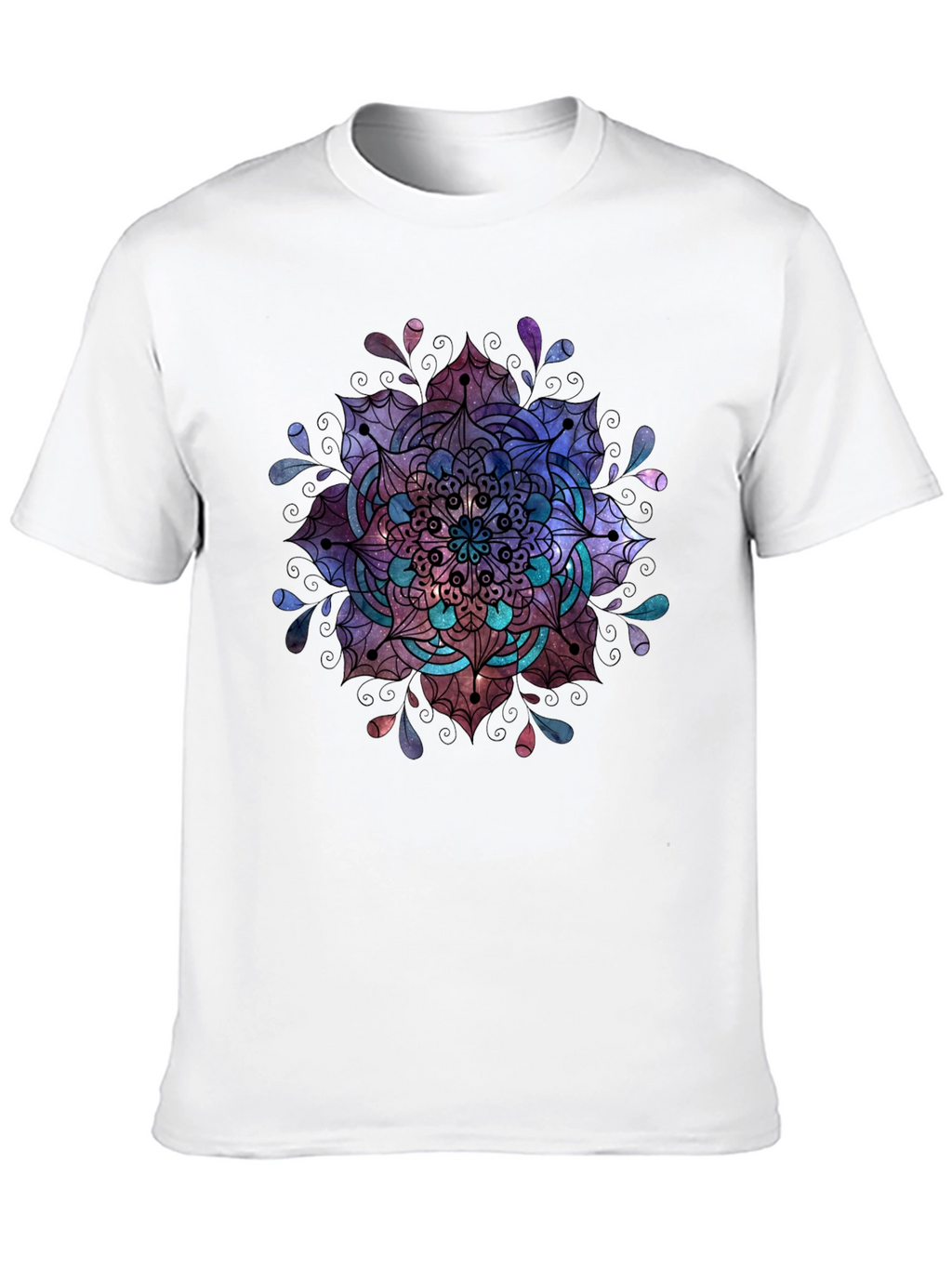Mandala Graphic Black T-Shirt