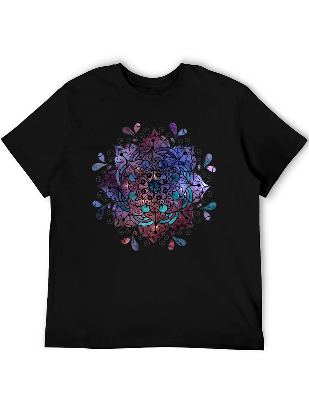 Mandala Graphic Black T-Shirt