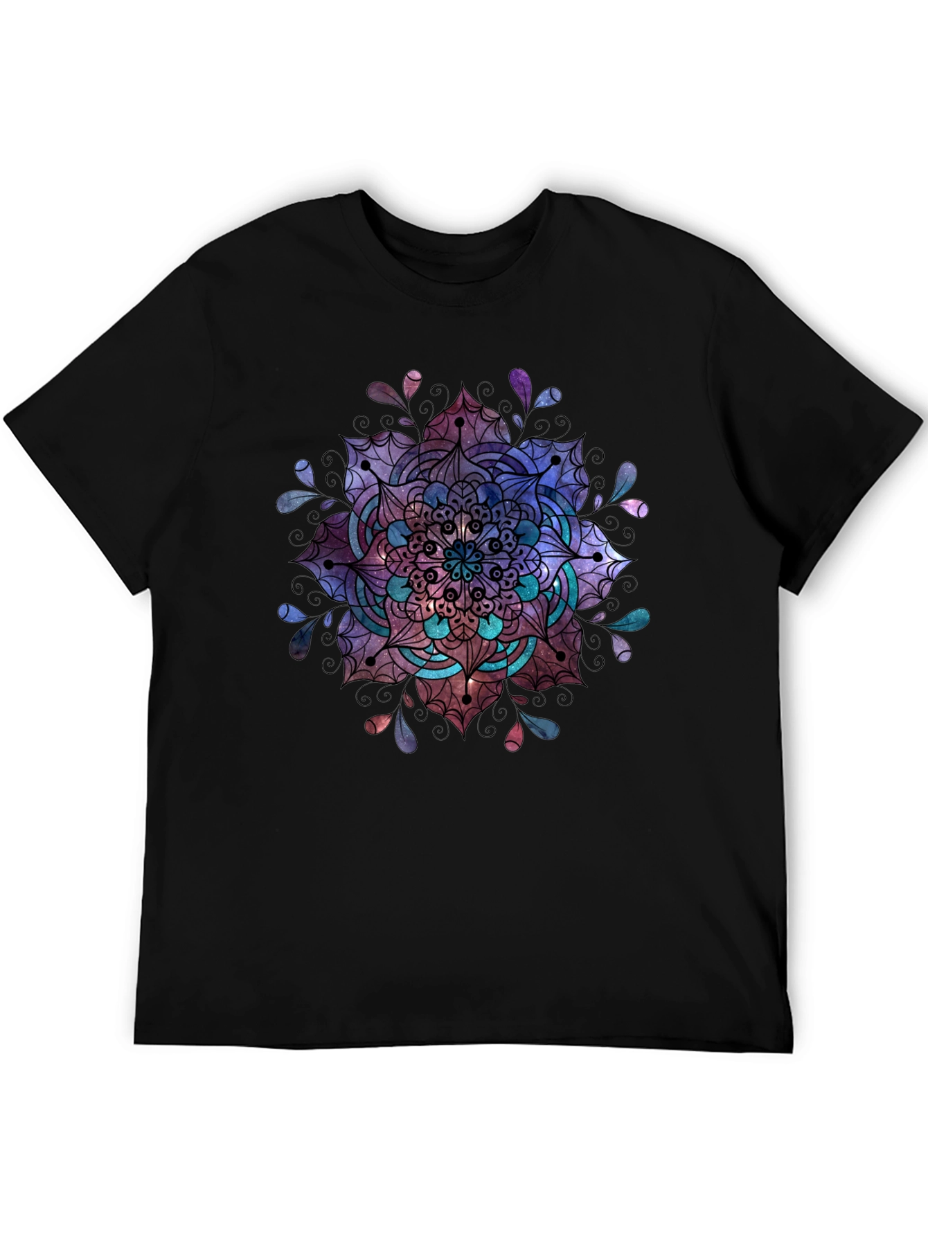 Mandala Graphic Black T-Shirt