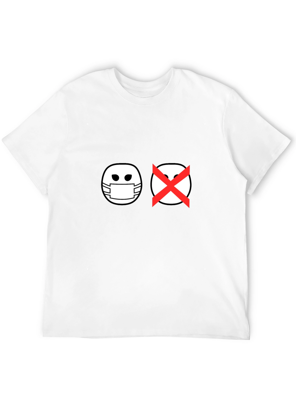 Wear a Mask T-Shirt - Black Cotton Tee