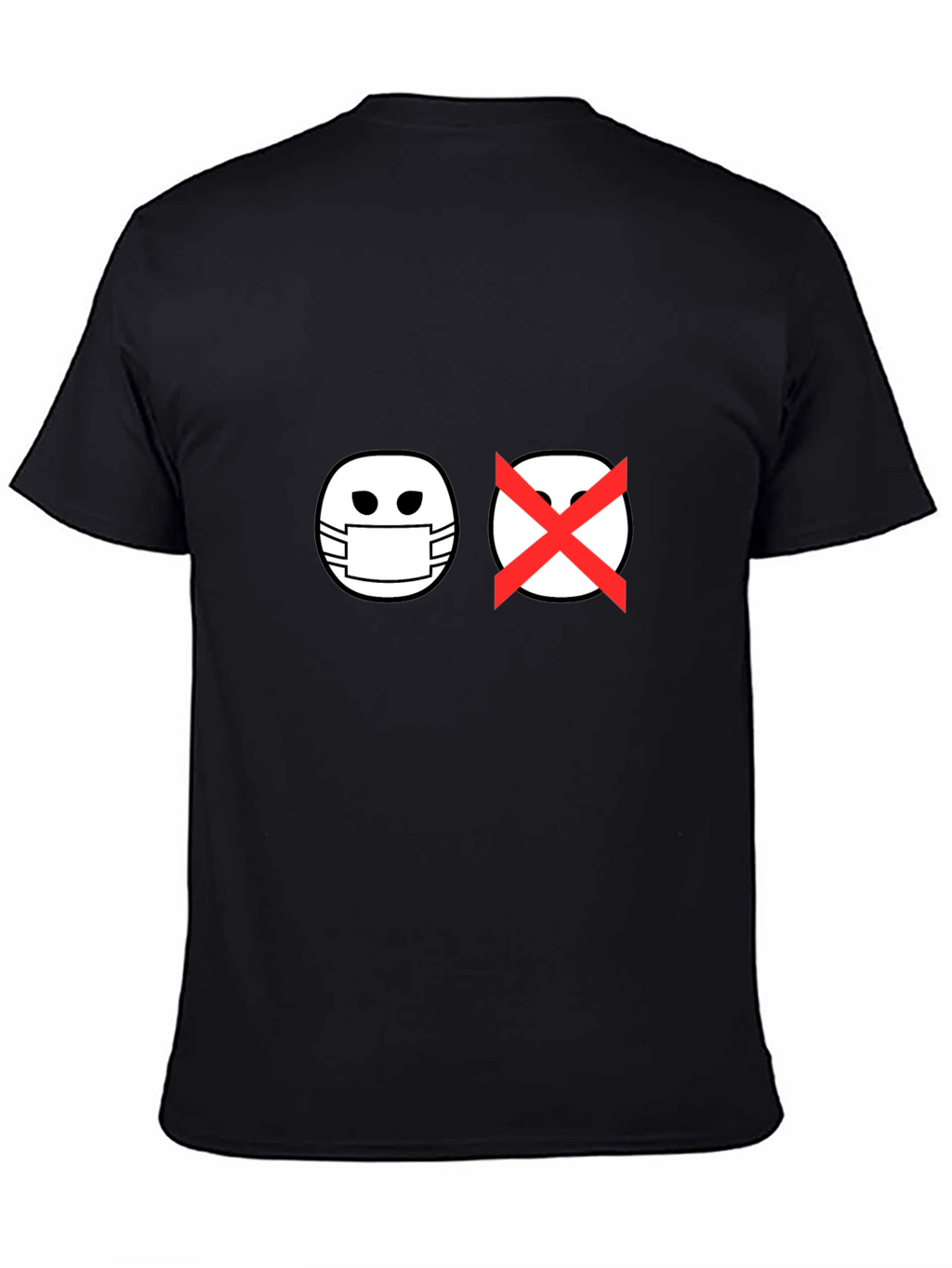 Wear a Mask T-Shirt - Black Cotton Tee