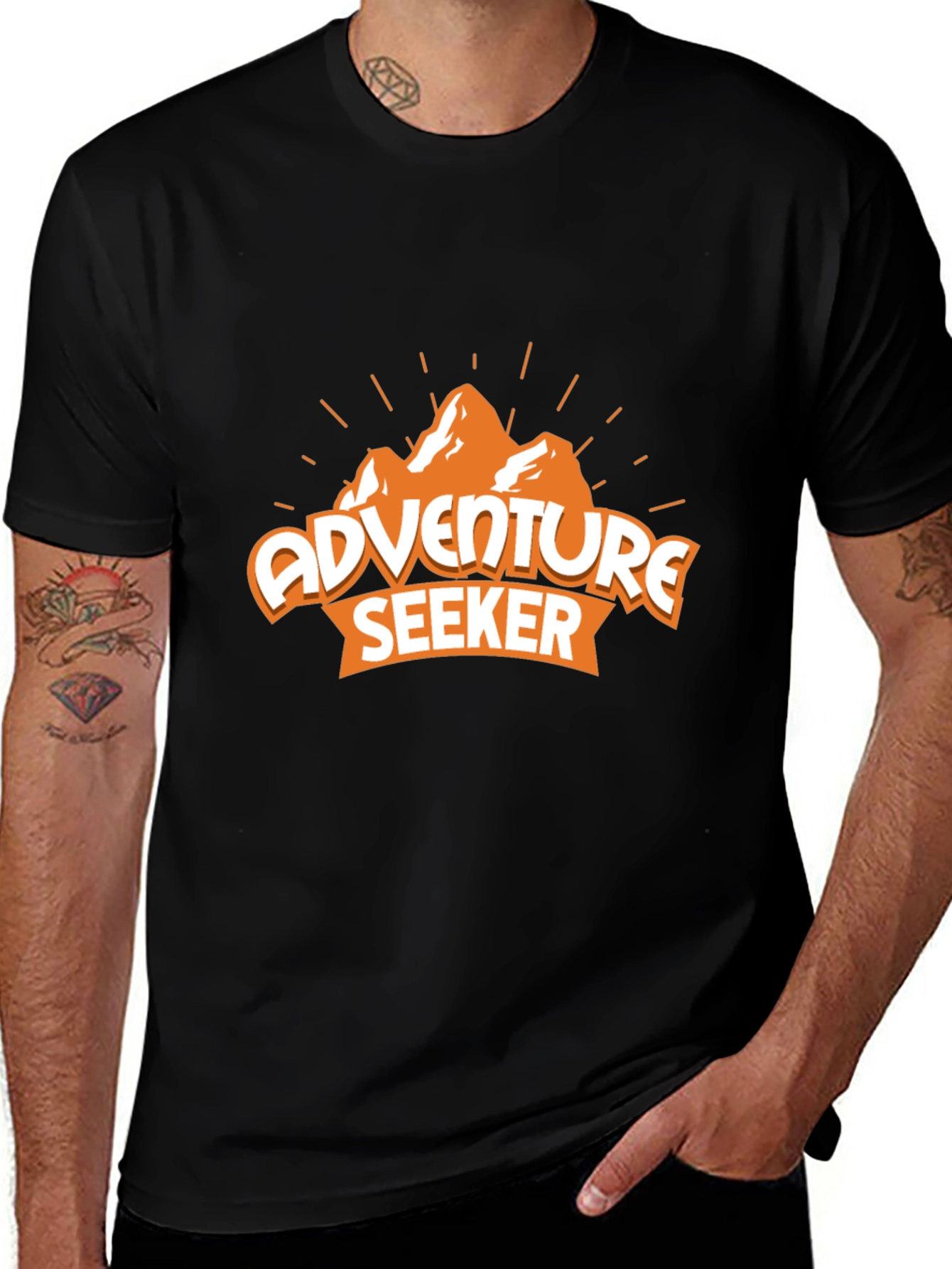 Adventure Seeker T-Shirt - Mountain Design