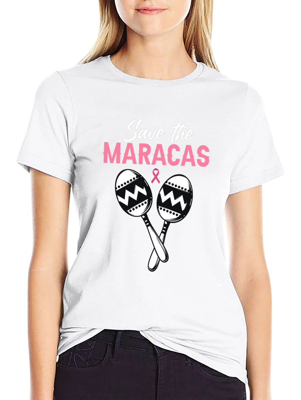 Save the Maracas T-Shirt - Breast Cancer Awareness Tee