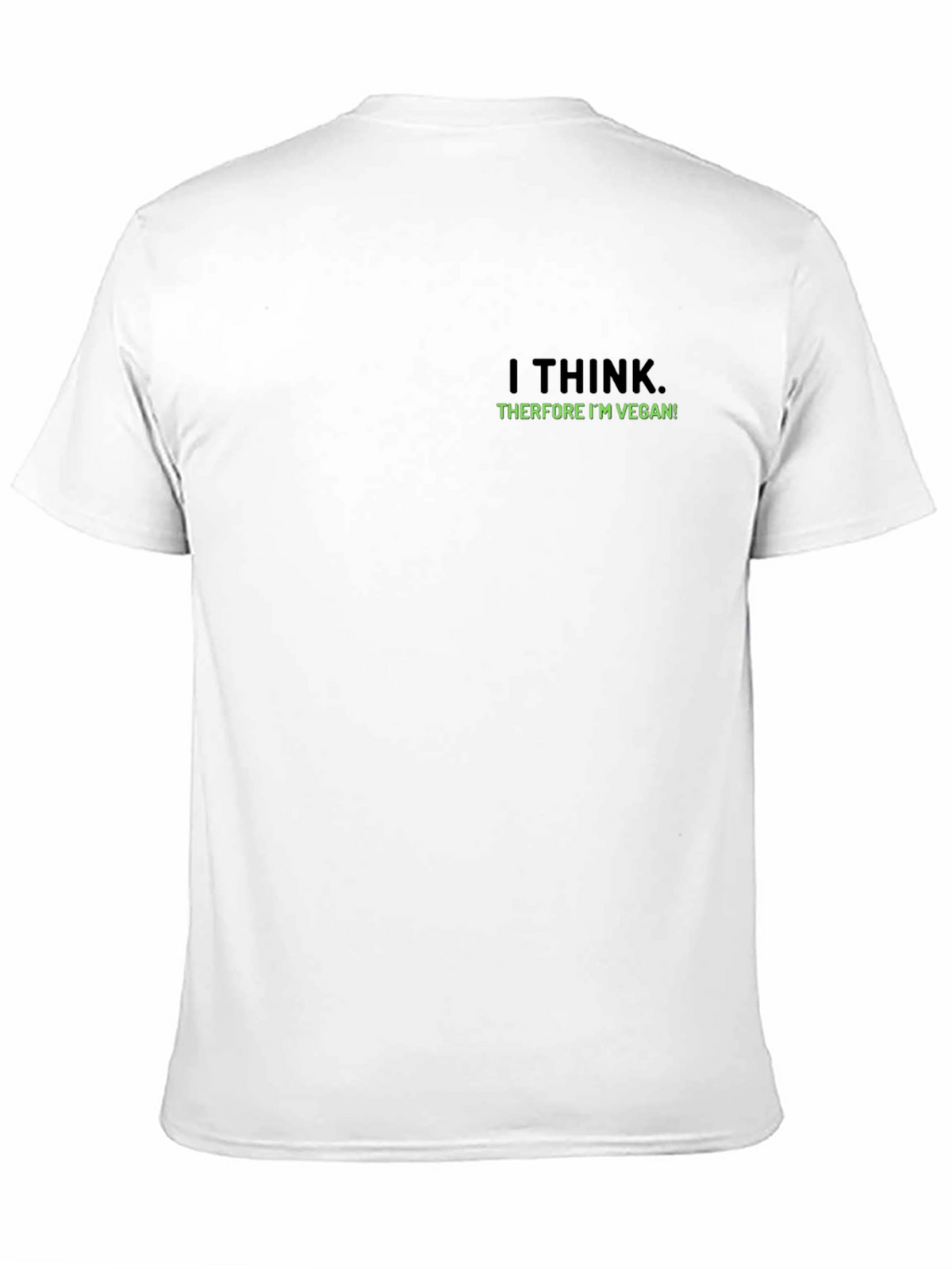 Vegan Statement Tee - I Think Therefore Im Vegan