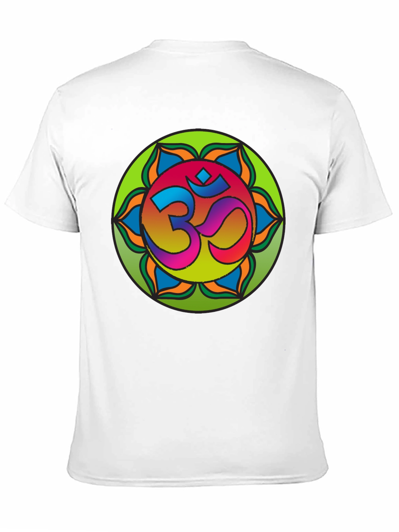 Om Mandala T-Shirt - Vibrant Spiritual Design