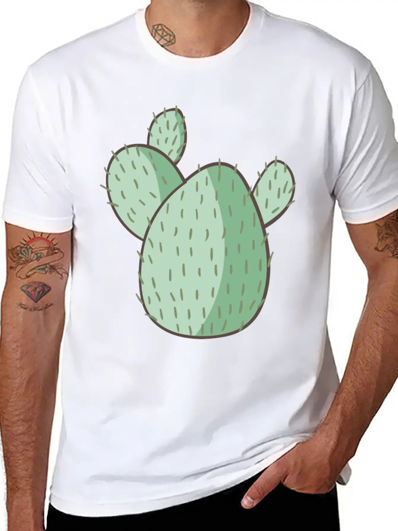 Cactus Classic Cotton Tee – Unisex Comfort For Any Season