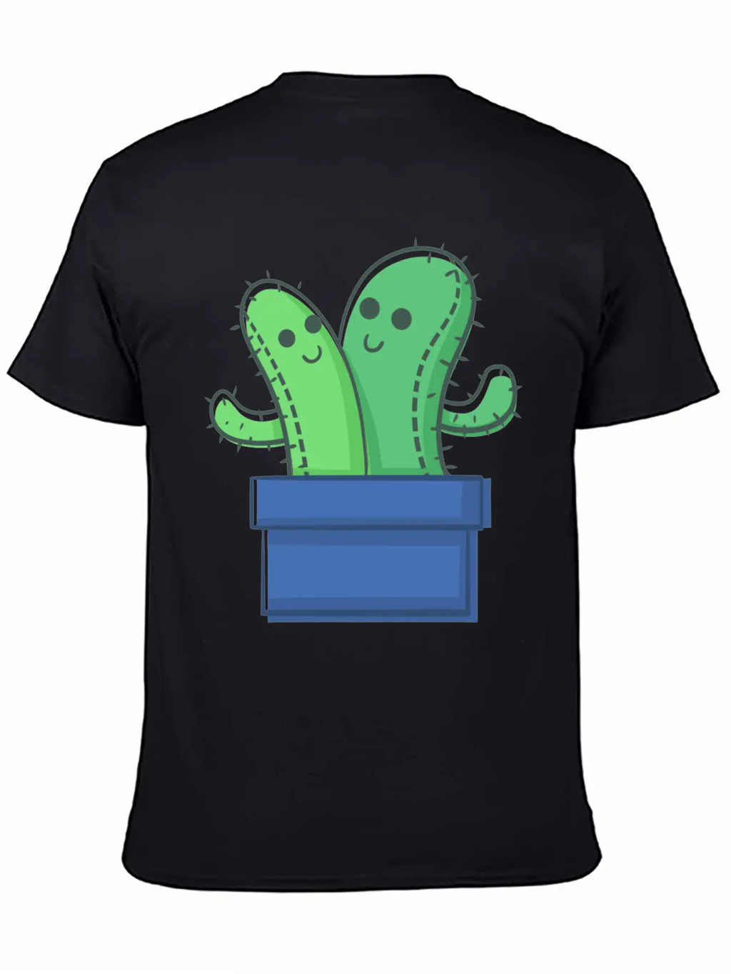 Cactus Family The Twins Timeless Short Sleeve Tee – Comfy And Minimalist Design