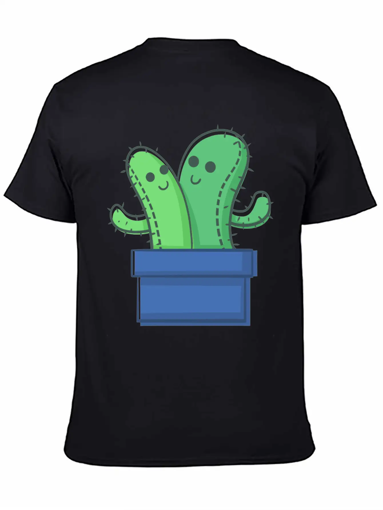 Cactus Family The Twins Timeless Short Sleeve Tee – Comfy And Minimalist Design