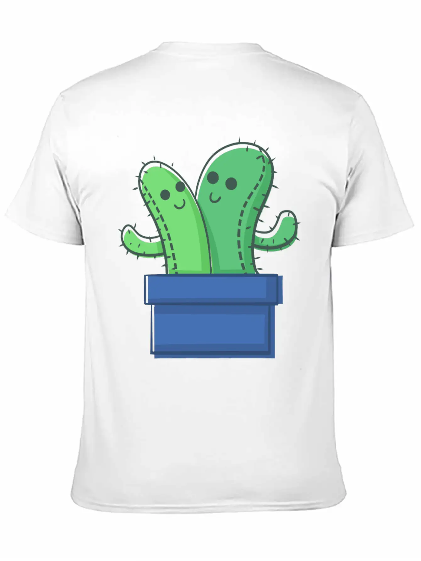 Cactus Family The Twins Timeless Short Sleeve Tee – Comfy And Minimalist Design
