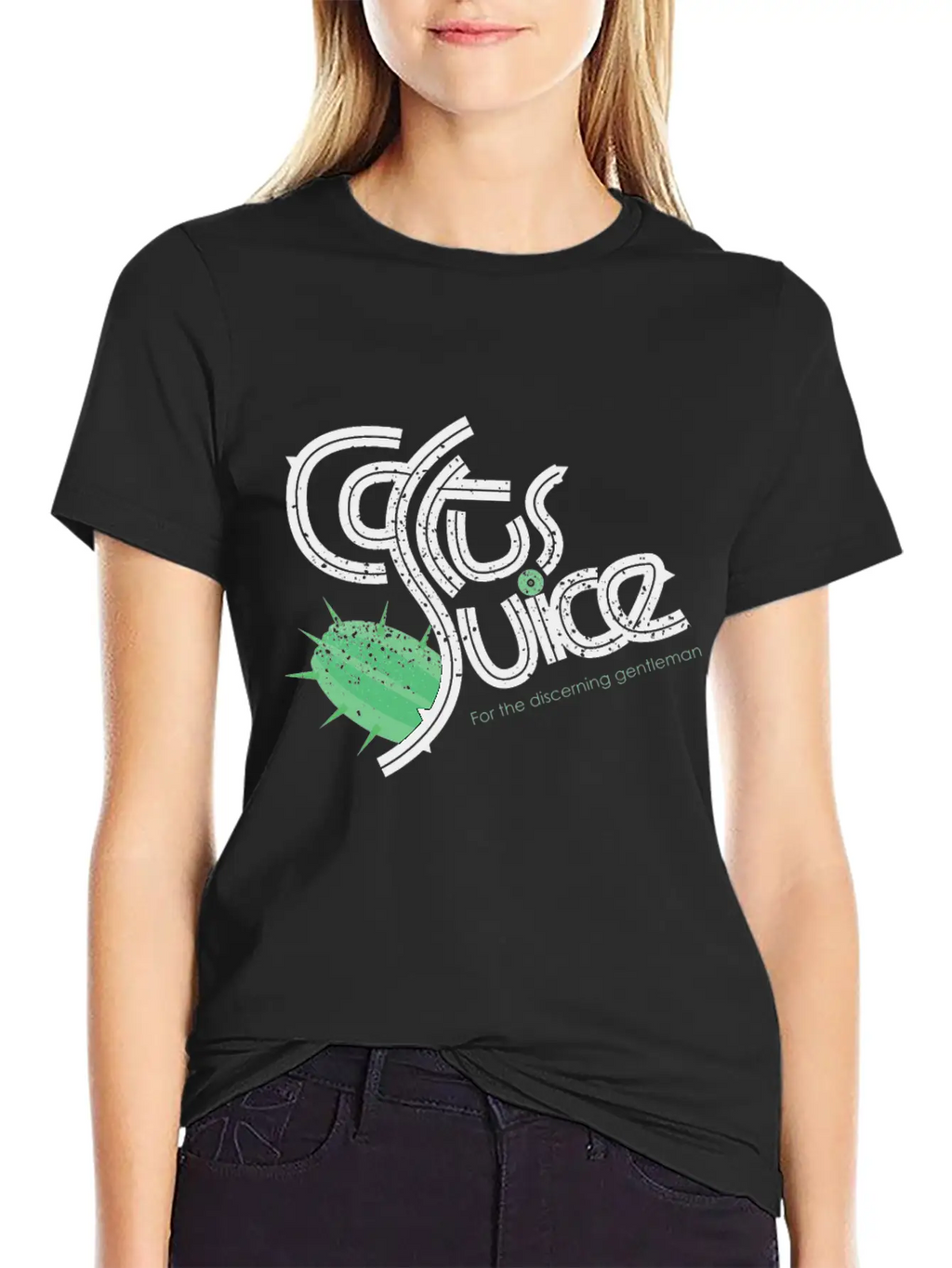 Cactus Juice Logo Basic Graphic T-Shirt – Daily Comfort In Soft Cotton