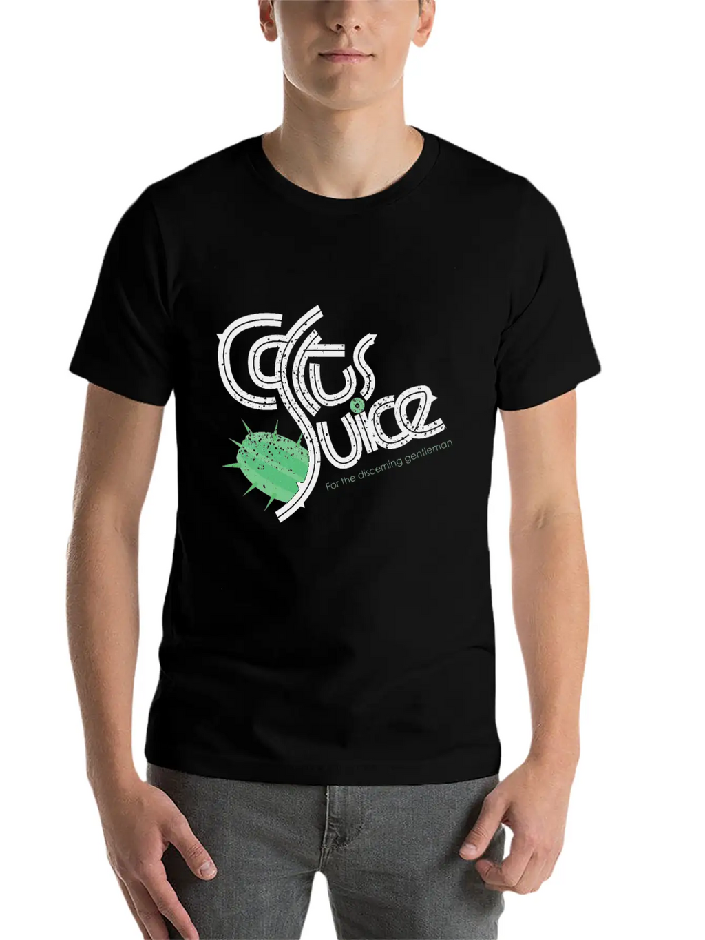 Cactus Juice Logo Basic Graphic T-Shirt – Daily Comfort In Soft Cotton