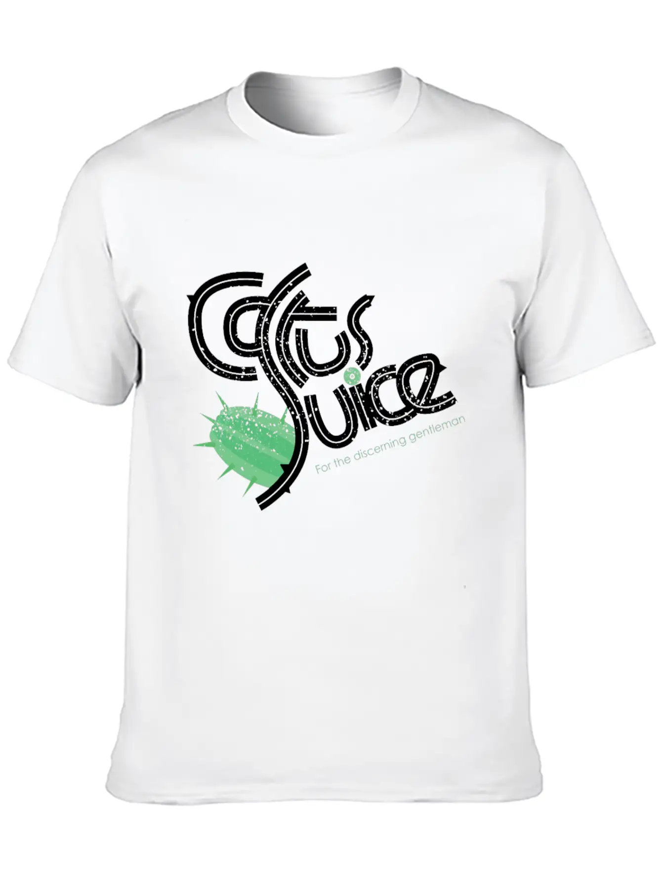 Cactus Juice Logo Basic Graphic T-Shirt – Daily Comfort In Soft Cotton