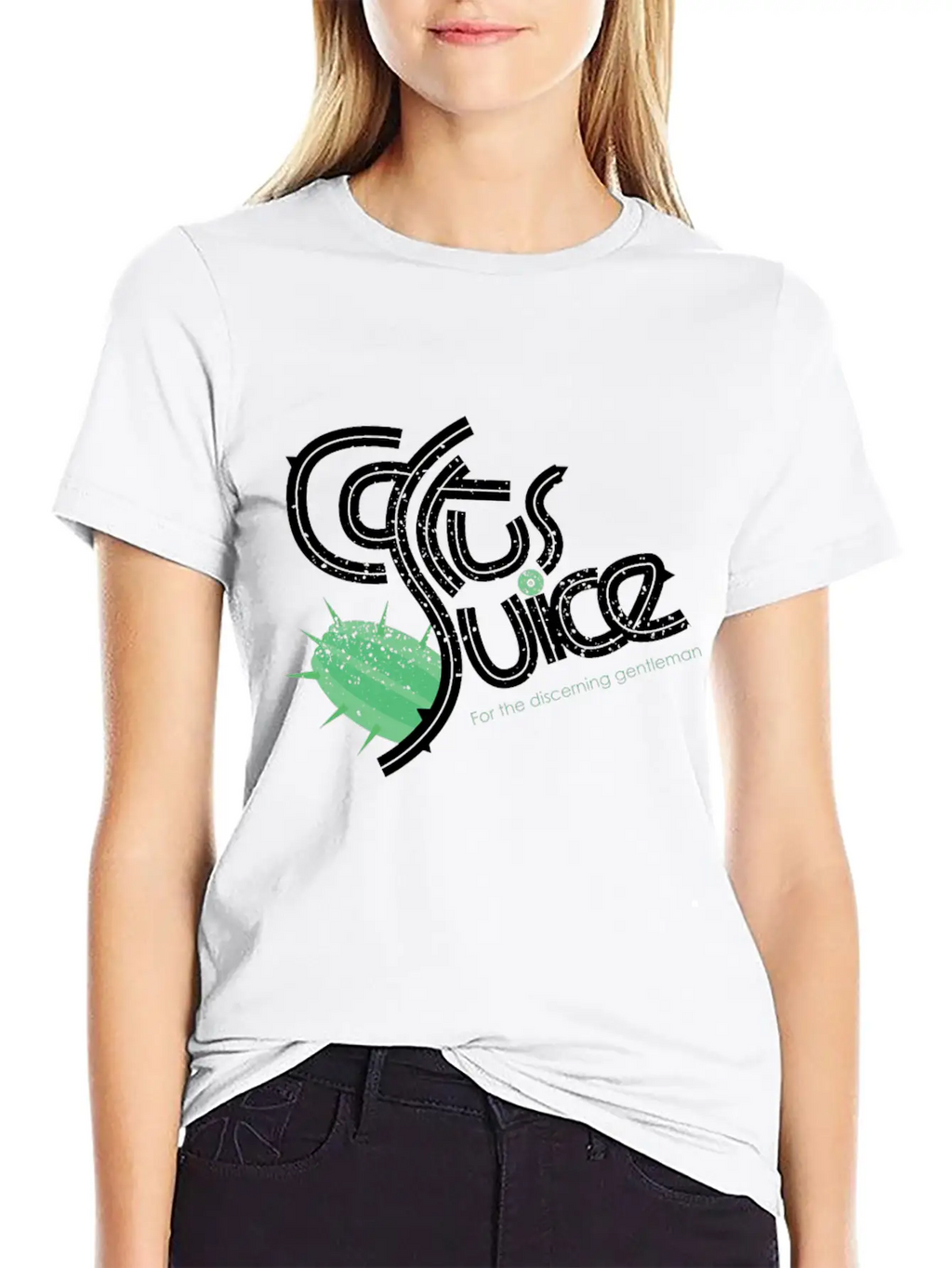 Cactus Juice Logo Basic Graphic T-Shirt – Daily Comfort In Soft Cotton