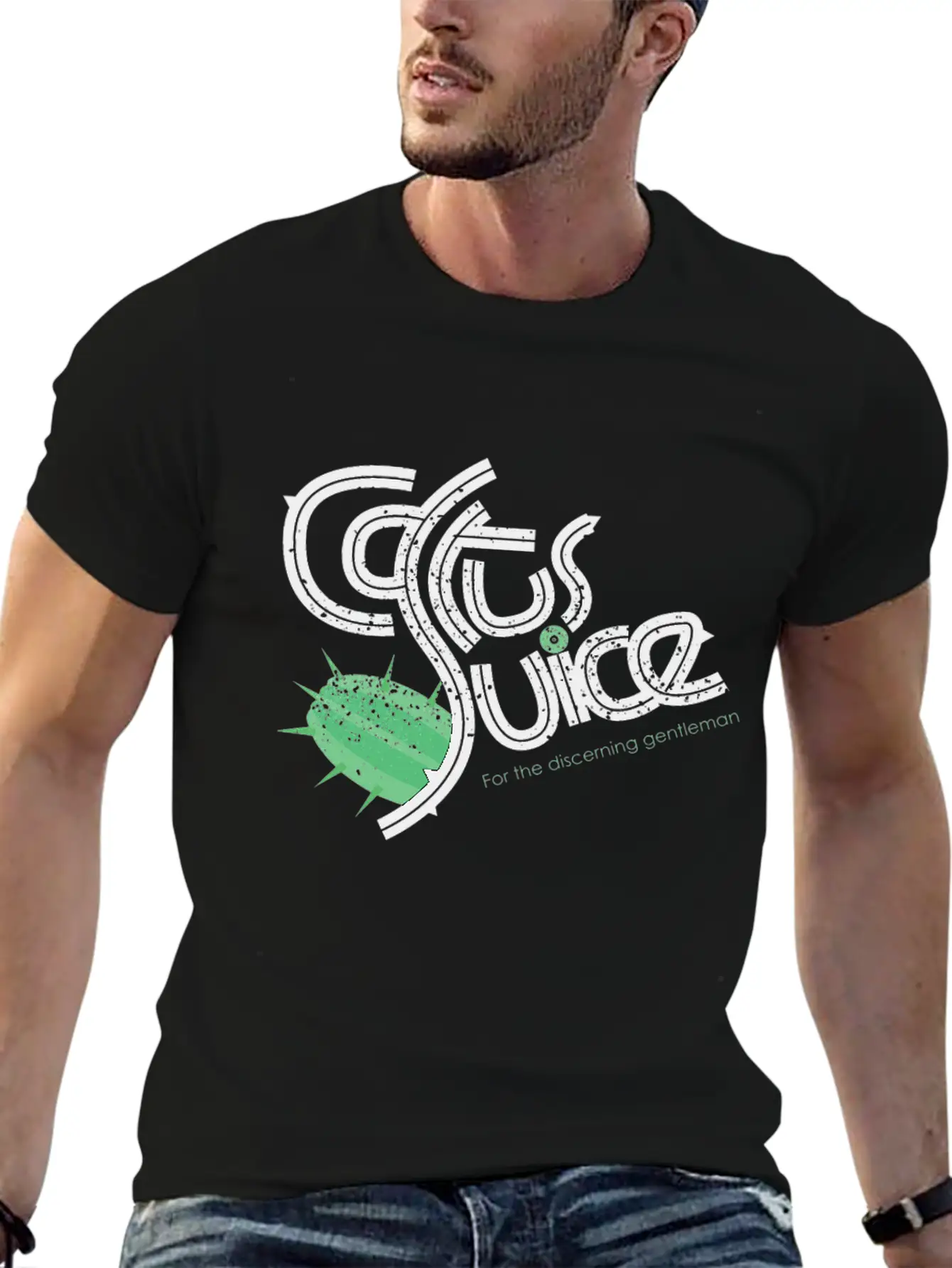 Cactus Juice Logo Basic Graphic T-Shirt – Daily Comfort In Soft Cotton