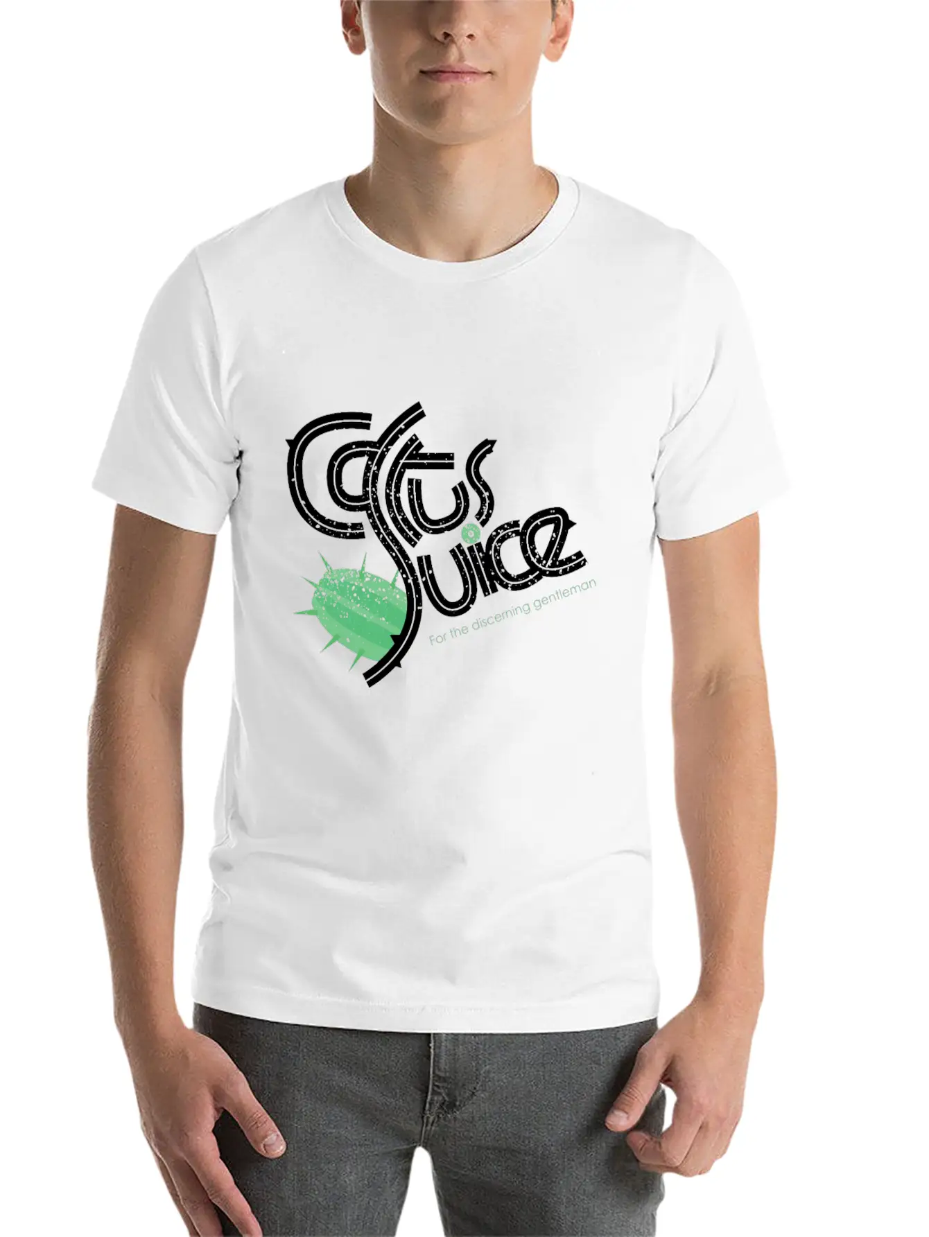 Cactus Juice Logo Basic Graphic T-Shirt – Daily Comfort In Soft Cotton